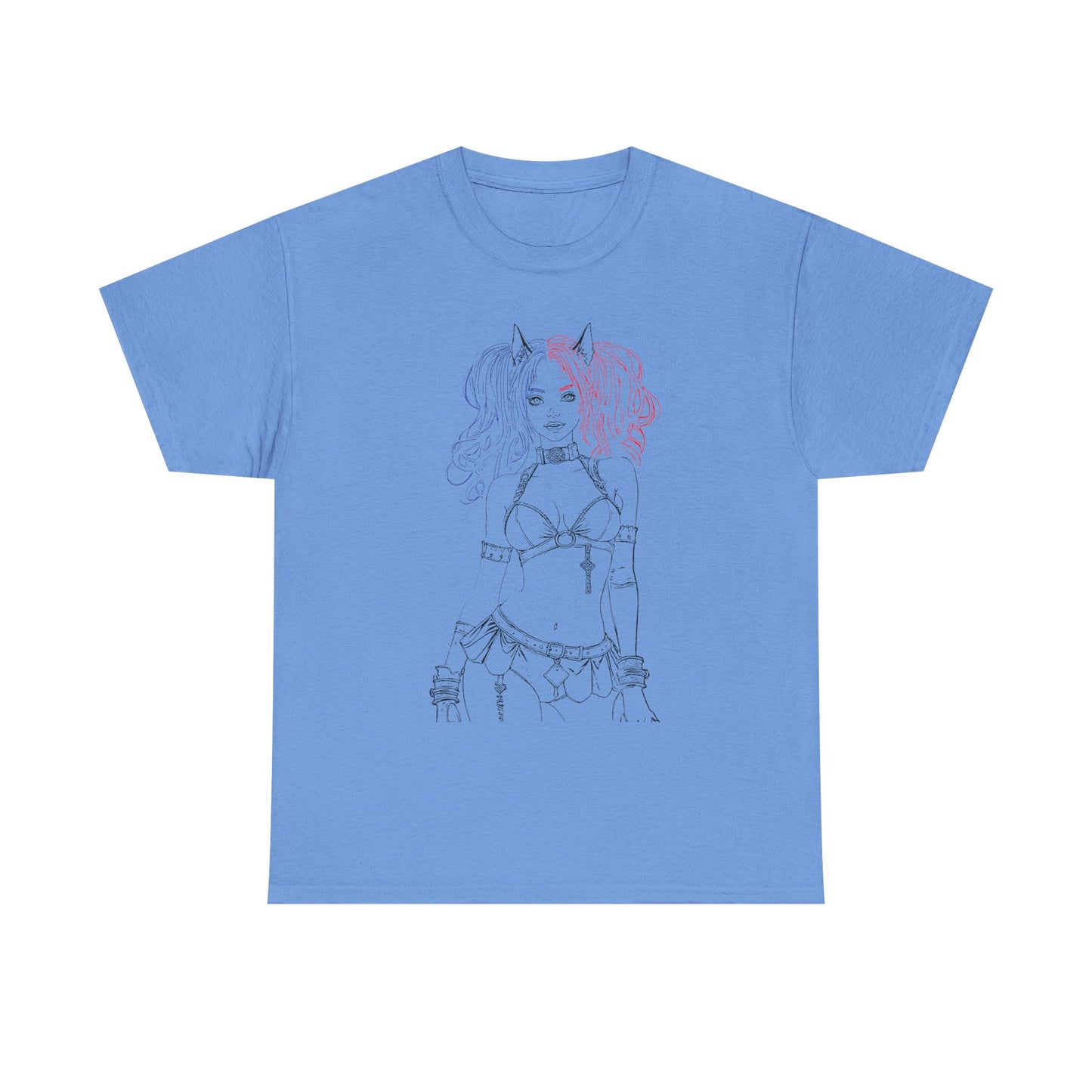 Anime Graphic Tee, Edgy Unisex Cotton T-Shirt, Alternative Fashion Top, Casual Style, Unique Art Clothing, Cool Gift Idea