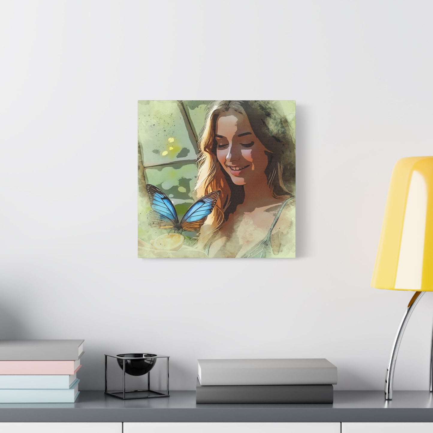 Butterfly Serenity Canvas Art - Wall Decor, Home Decoration, Gift for Nature Lovers, Inspirational Art, Unique Wall Hanging