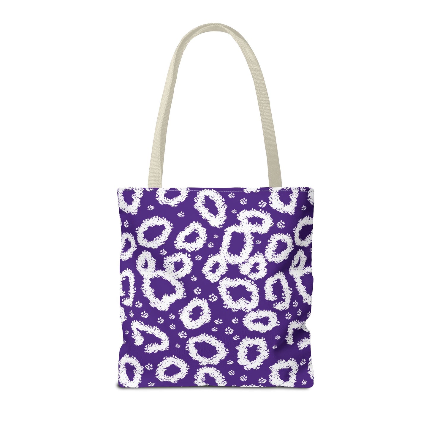 Purple Leopard Print Tote Bag - Stylish & Versatile for Everyday Use