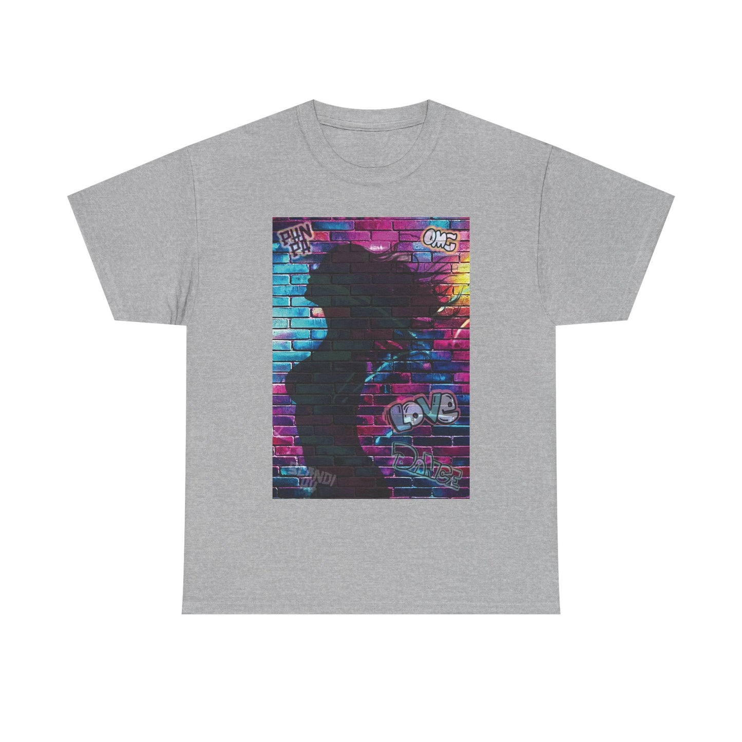 Vibrant Street Art Tee, Unisex Graphic T-Shirt, Urban Style Shirt, Colorful Cotton Tee, Artistic Gift for Music Lovers