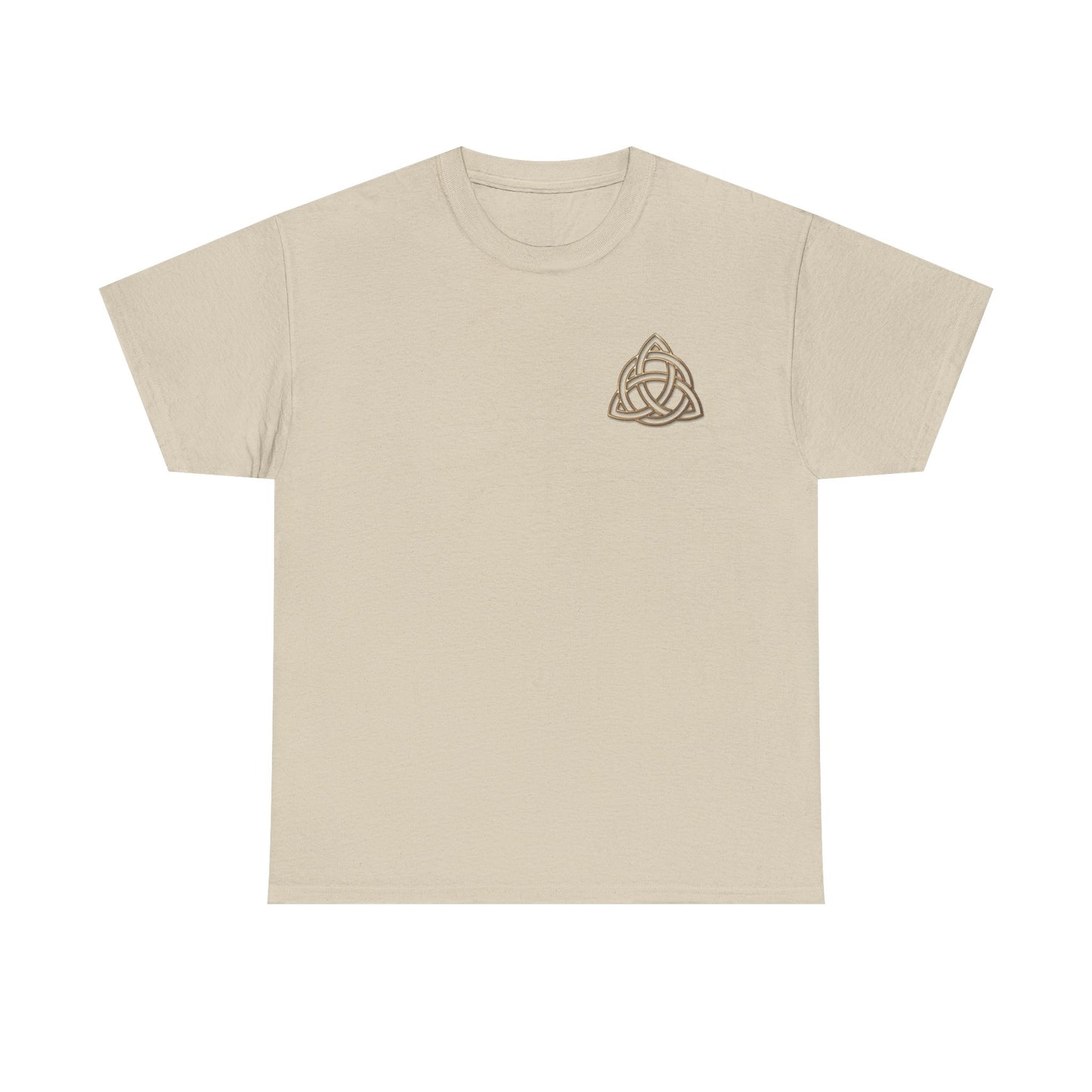 Triquetra, Celtic Trinity Knot Unisex Heavy Cotton Tee - Soft & Durable T-Shirt for Everyday Wear