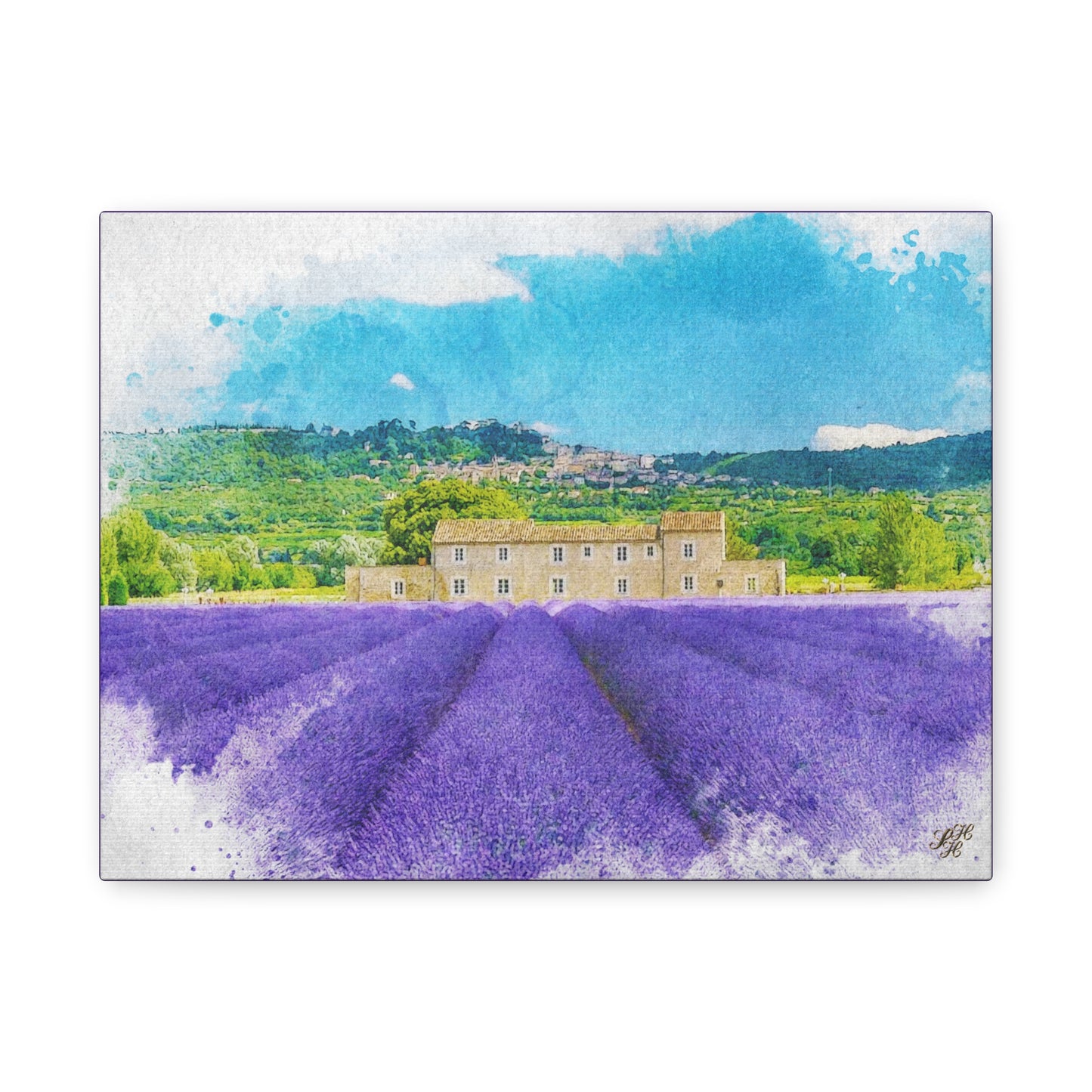 Lavender Fields Canvas Print - Serene Botanical Wall Art