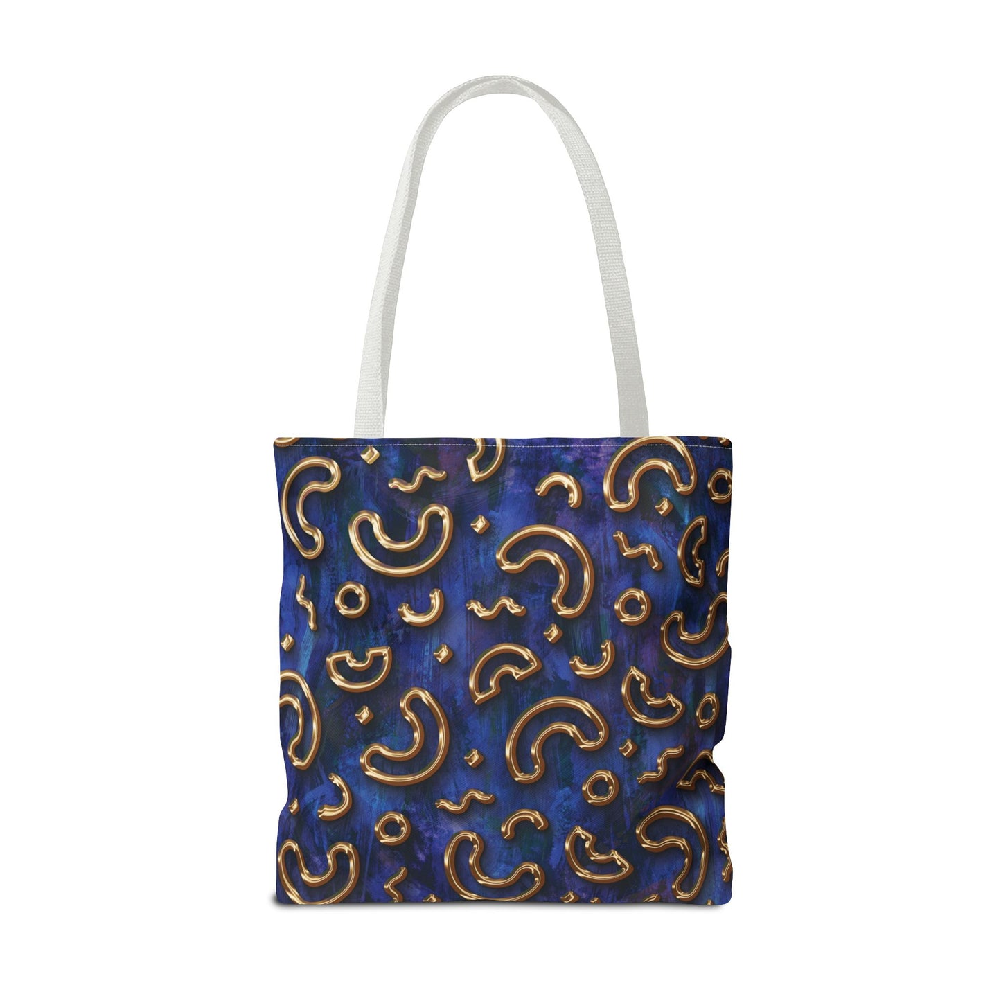 Stylish Patterned Tote Bag - Fun Macaroni Design for Everyday Use
