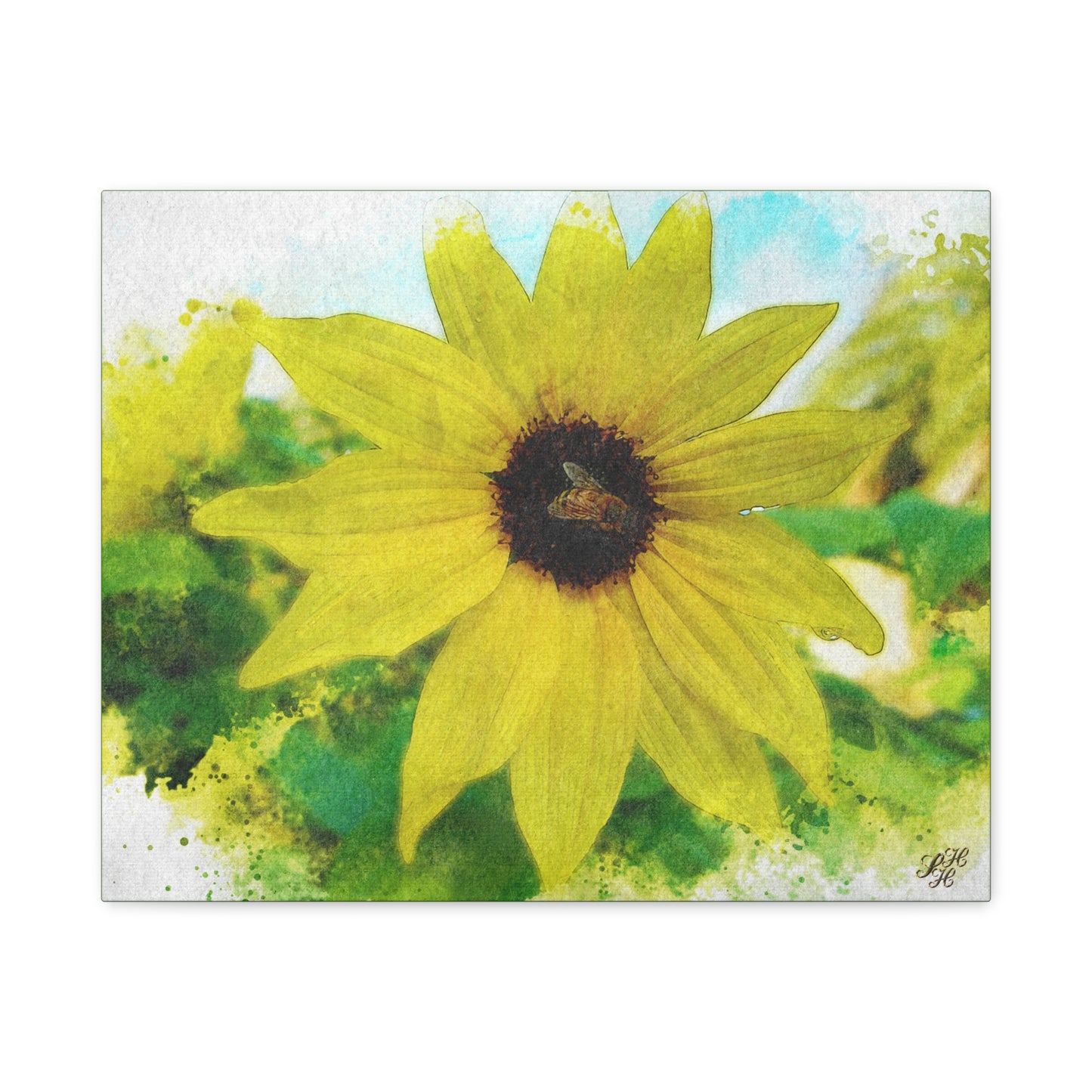 Vibrant Sunflower Canvas Wall Art