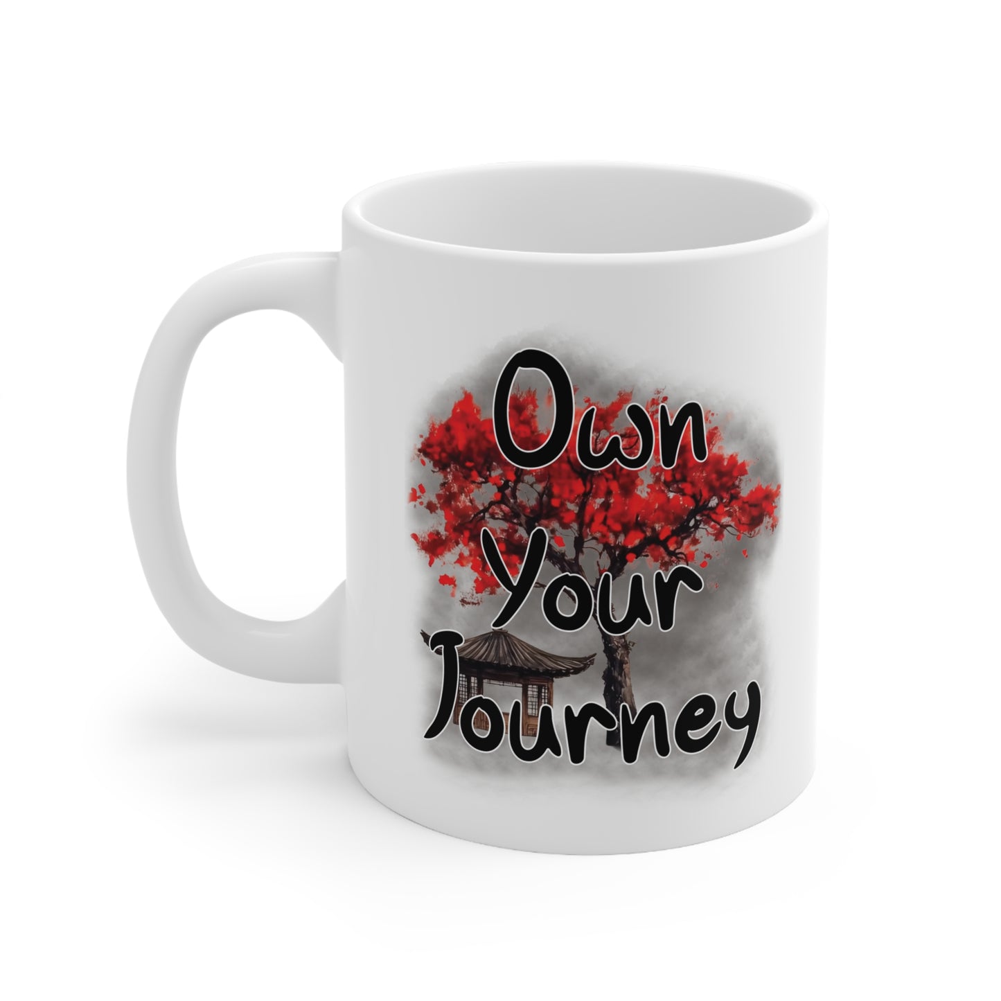 'Own Your Journey' – Embrace Growth, Cultivate Strength, and Let Your Spirit Blossom - Inspirational Coffee Mug - Own Your Journey - Motivational Gift for Coffee Lovers, Perfect for Birthdays, Graduations, and More
