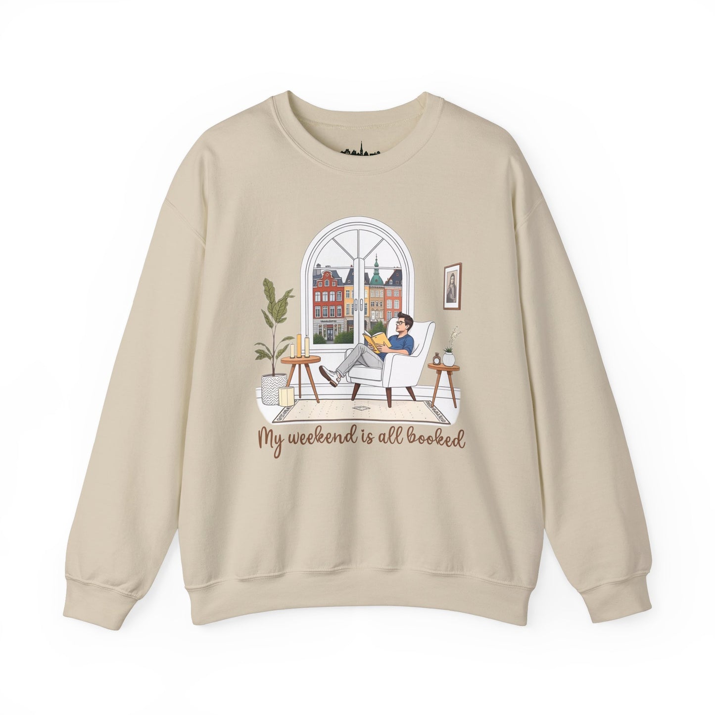 Bookworm Sweatshirt - My Weekend Is All Booked