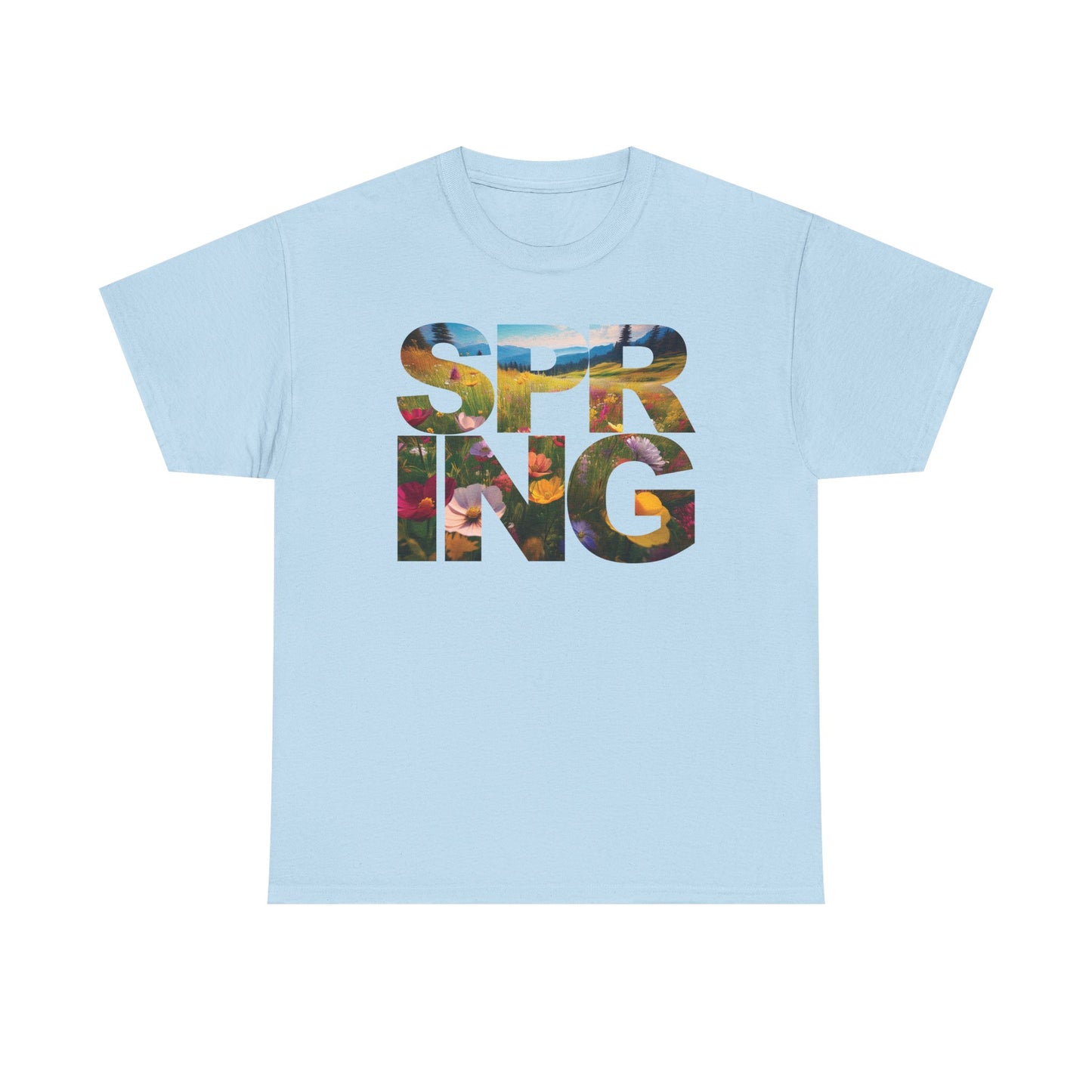 Spring - Unisex Tee - Spring Meadow Flower Design