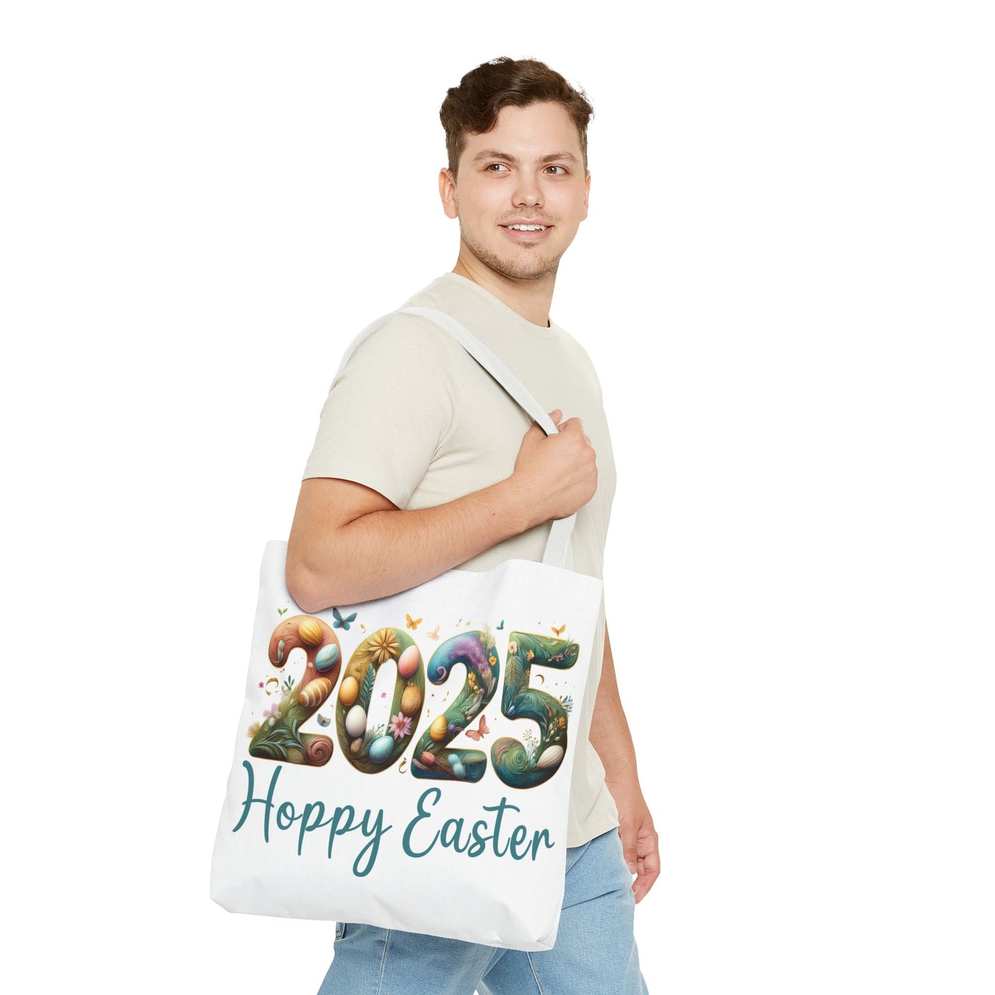 Easter Tote Bag - Hoppy Easter 2025