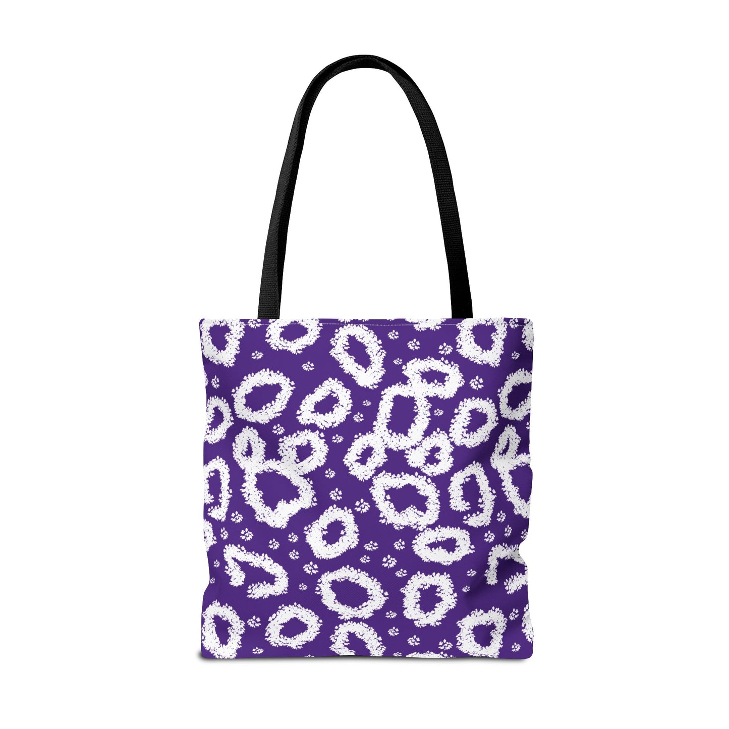 Purple Leopard Print Tote Bag - Stylish & Versatile for Everyday Use