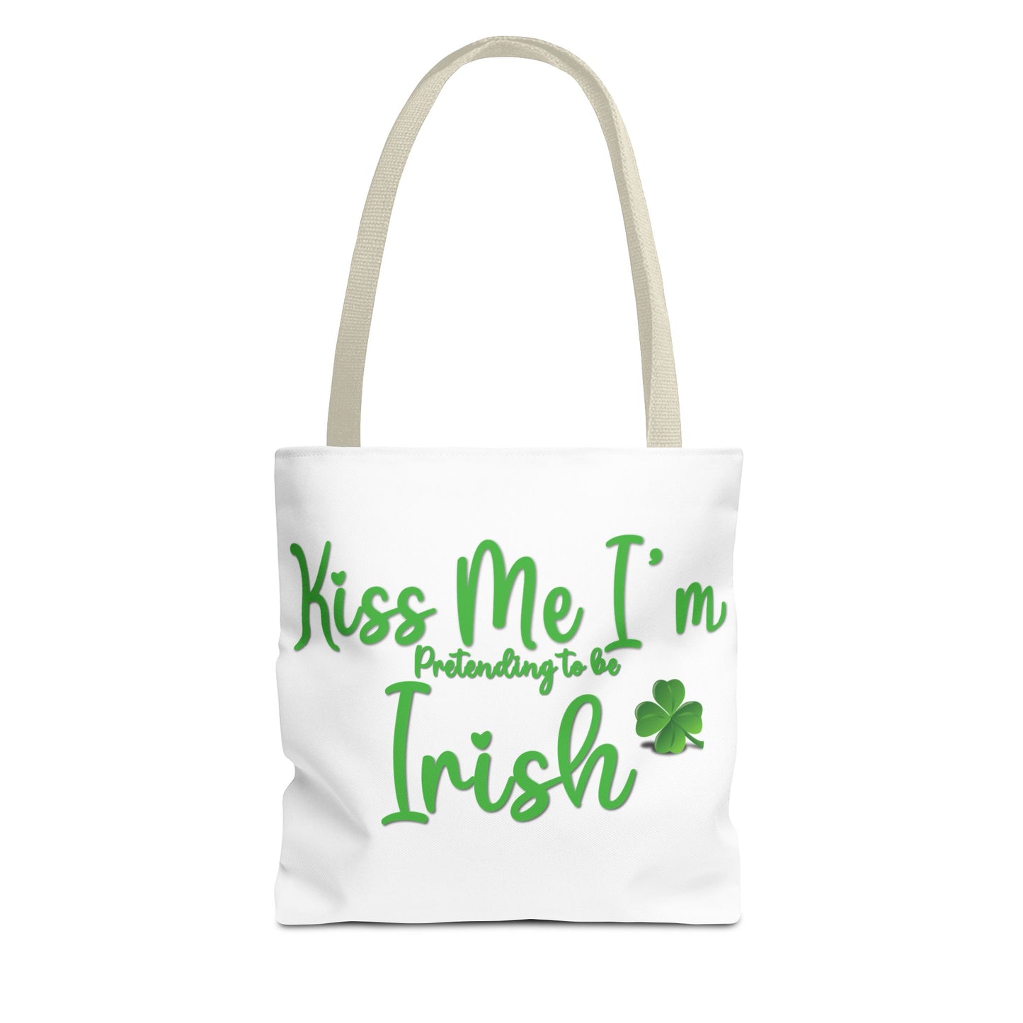 St. Patrick's Day Tote Bag - Kiss Me, I'm Pretending to Be Irish 2