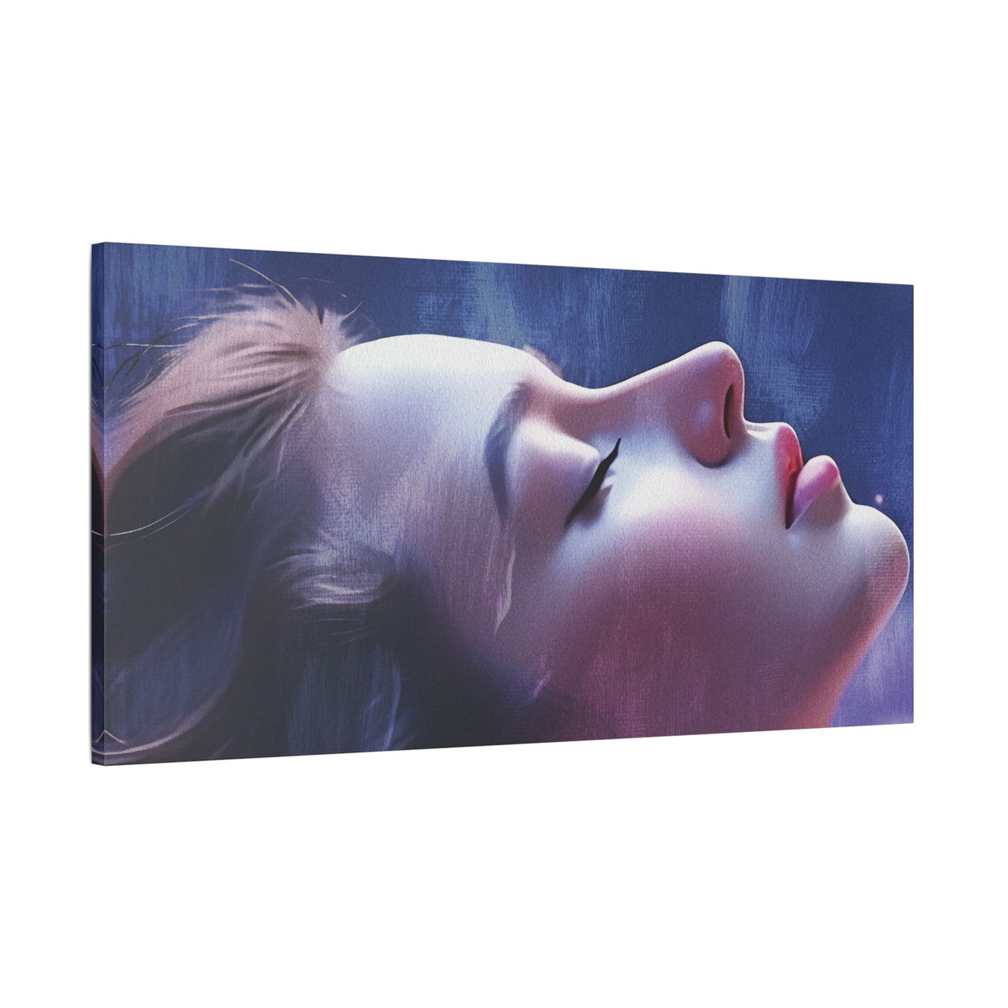 Ethereal Reverie: Embrace Cosmic Serenity, Let Inner Light Shine Through the Stars of Your Dreams - Artistic Stretched Canvas Print, Abstract Wall Art, Home Decor, Gift for Art Lovers, Contemporary Artwork, Aesthetic Room Decoration