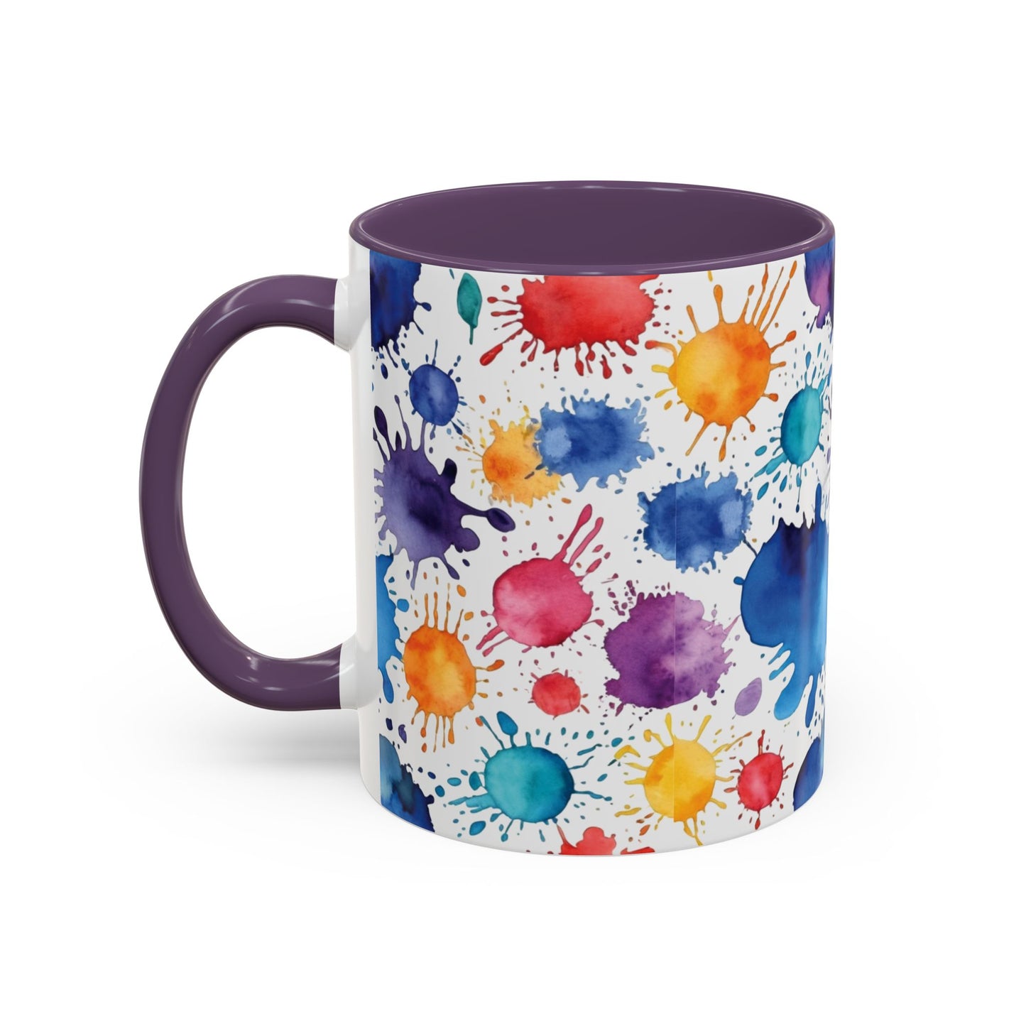 Coffee Mug: Splash Color Explosion Abstract Art Design