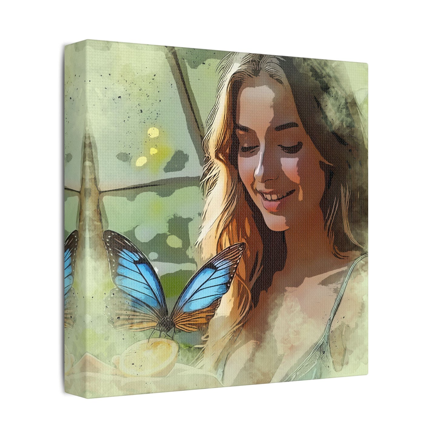 Butterfly Serenity Canvas Art - Wall Decor, Home Decoration, Gift for Nature Lovers, Inspirational Art, Unique Wall Hanging