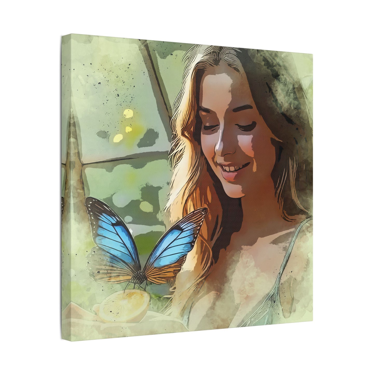 Butterfly Serenity Canvas Art - Wall Decor, Home Decoration, Gift for Nature Lovers, Inspirational Art, Unique Wall Hanging