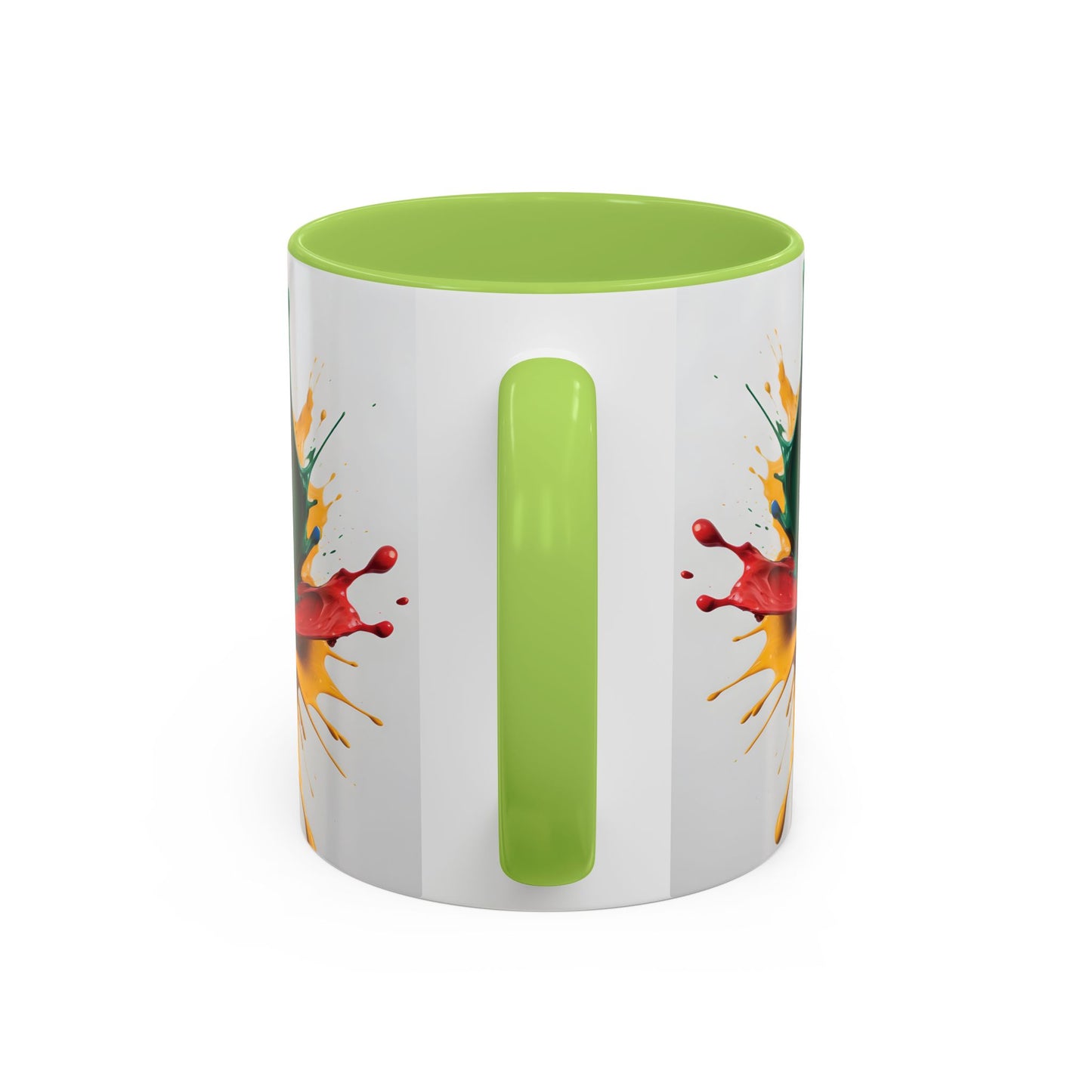 Coffee Mug: Splash of Joy Color Explosion Abstract Art Design