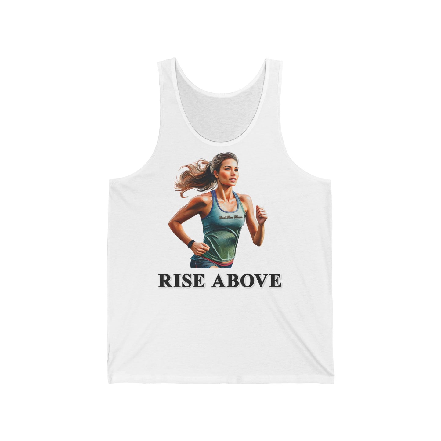Motivational Tank Top - 'Rise Above' Design