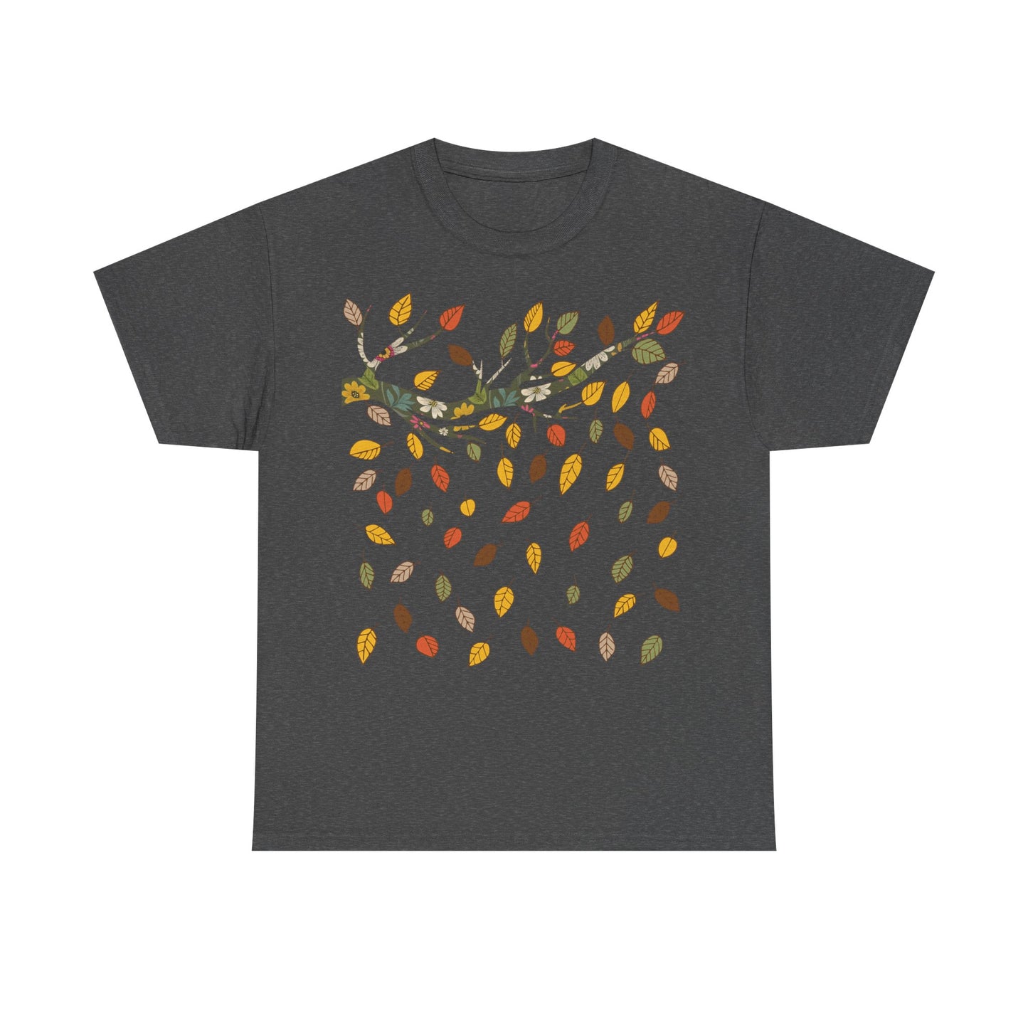 Fall Leaves Unisex Heavy Cotton Tee