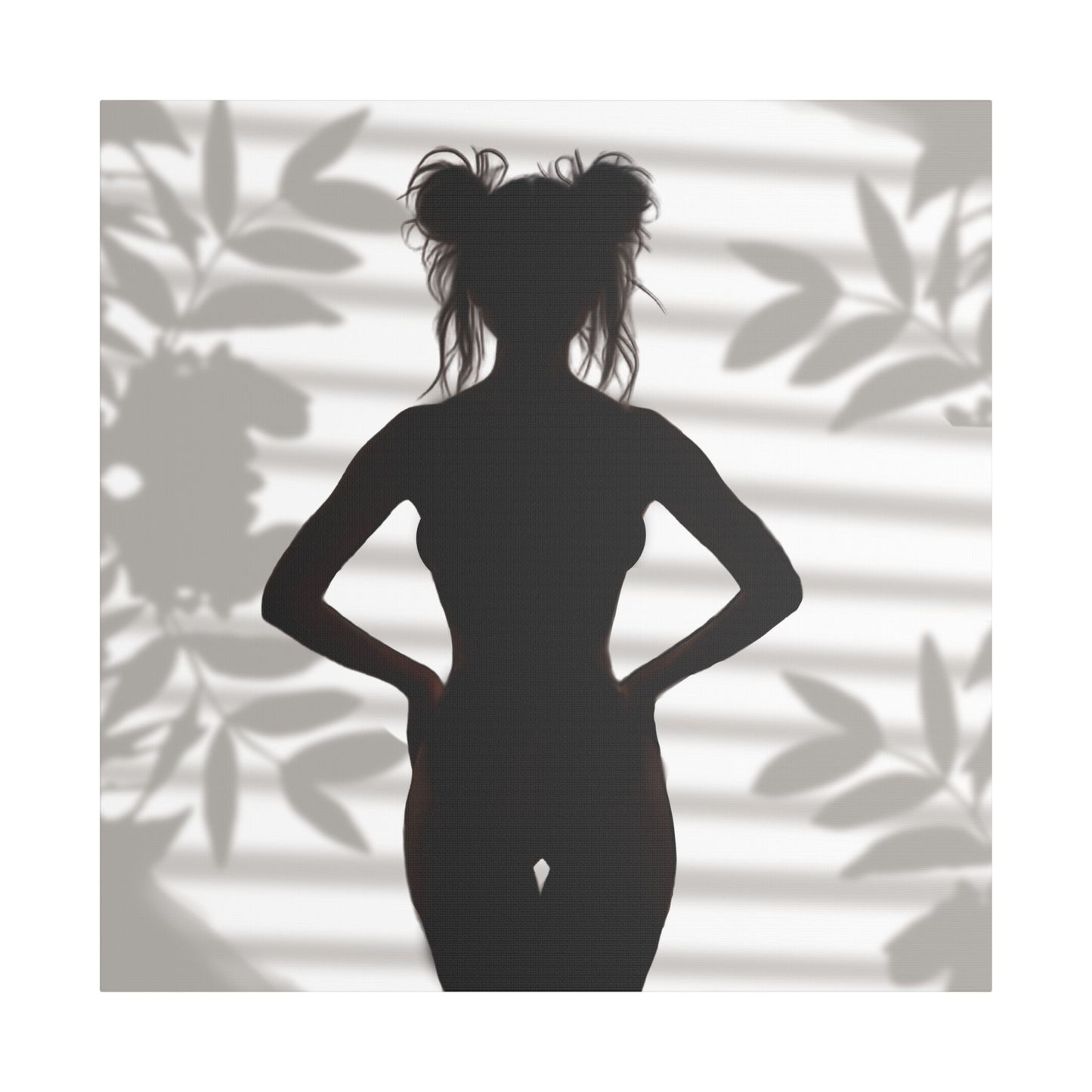 "Roxie" Confident Woman - Empowerment Wall Decor - Silhouette Poster - Elegant Abstract Canvas Art, Home Decor, Minimalist Wall Art, Modern Art, Bedroom Aesthetic, Gift for Art Lovers