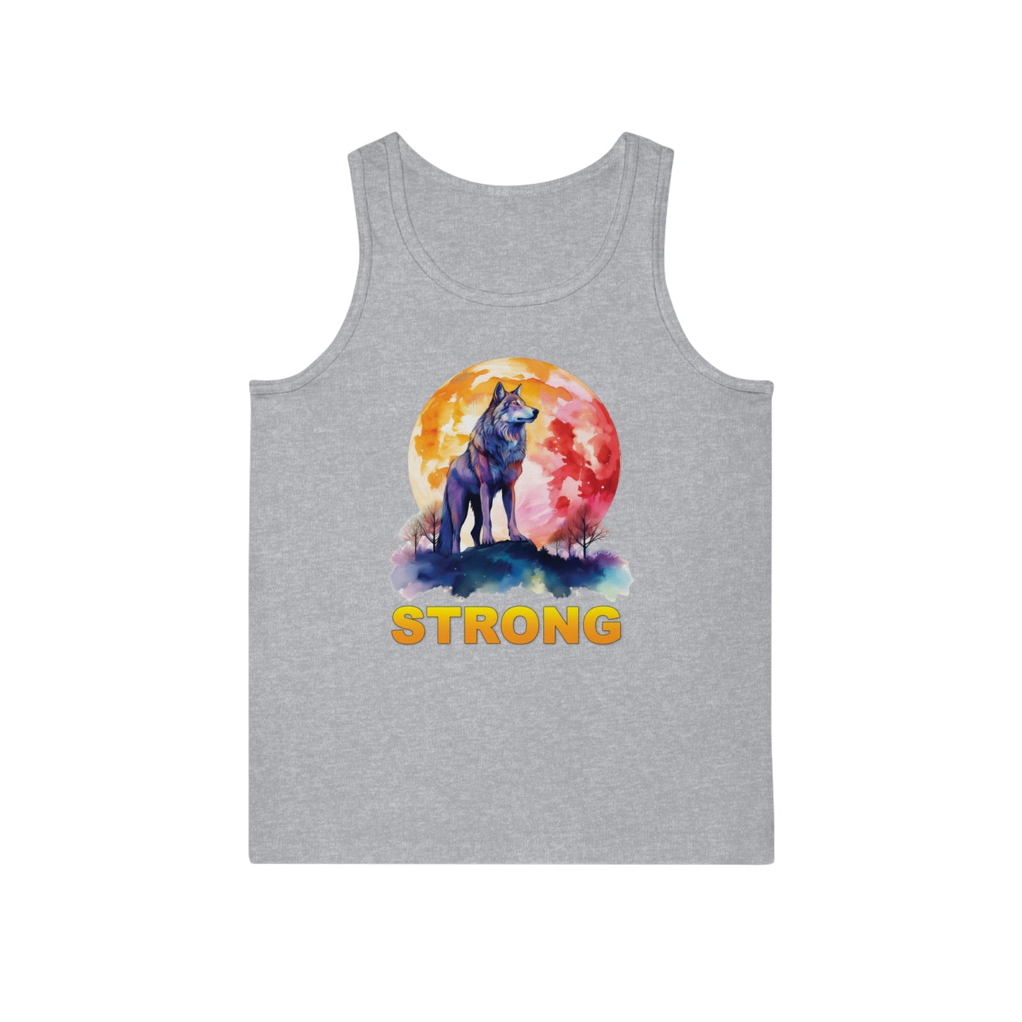 Wolf Strong Unisex Tank Top