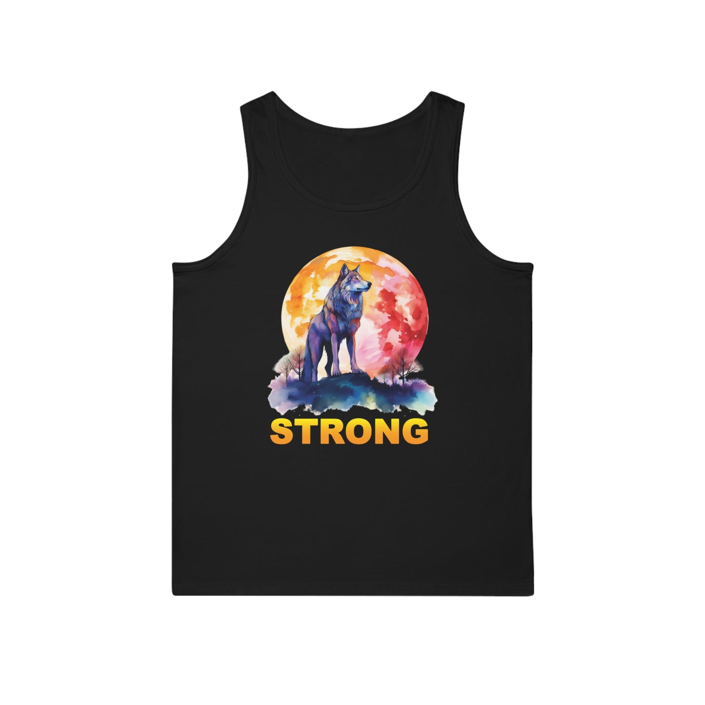 Wolf Strong Unisex Tank Top