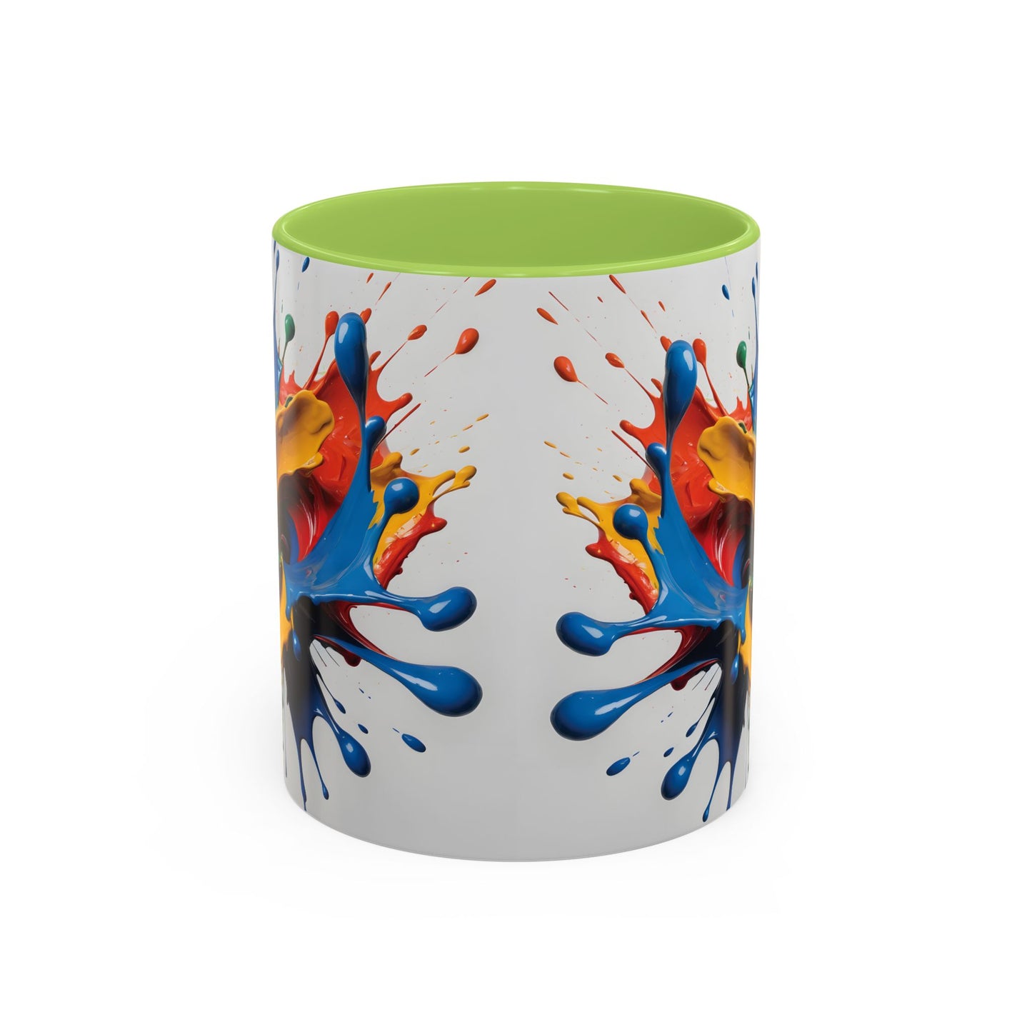 Coffee Mug: Splash of Joy Color Explosion Abstract Art Design