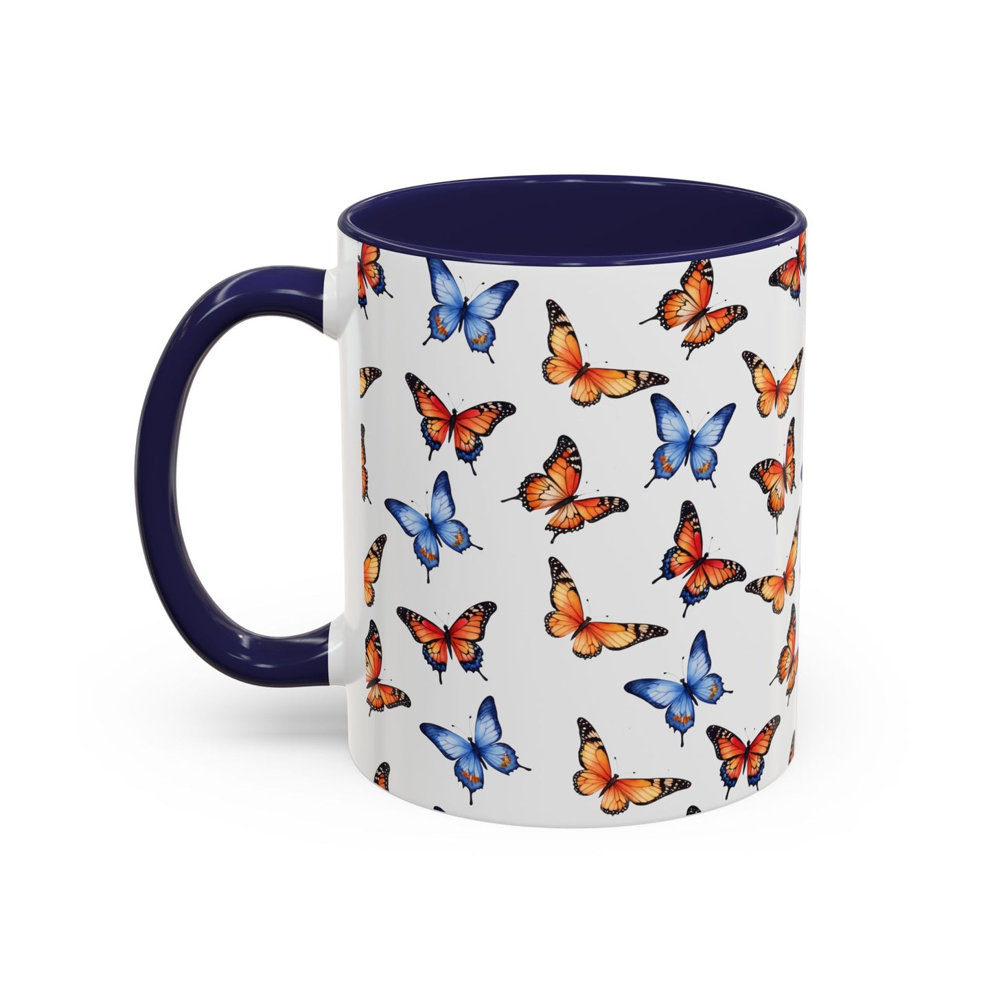 Coffee Mug: Butterfly Abstract Art Design