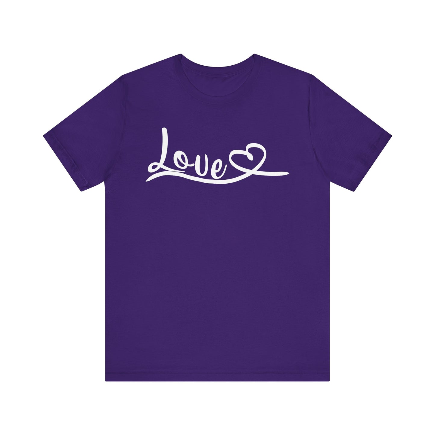"Love in Every Thread" Unisex Jersey Short Sleeve Tee - Versatile Everyday Wear