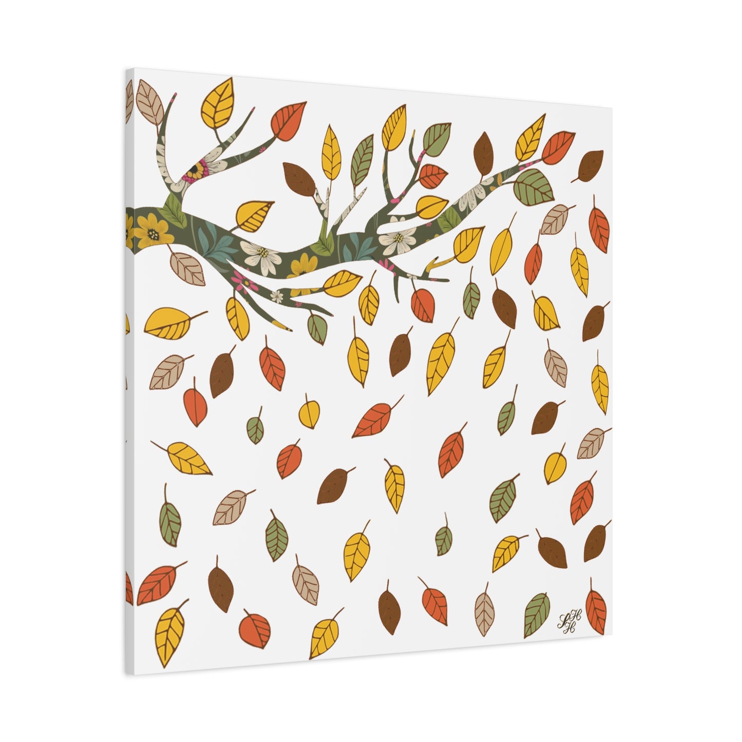 Autumn Leaves Canvas Art