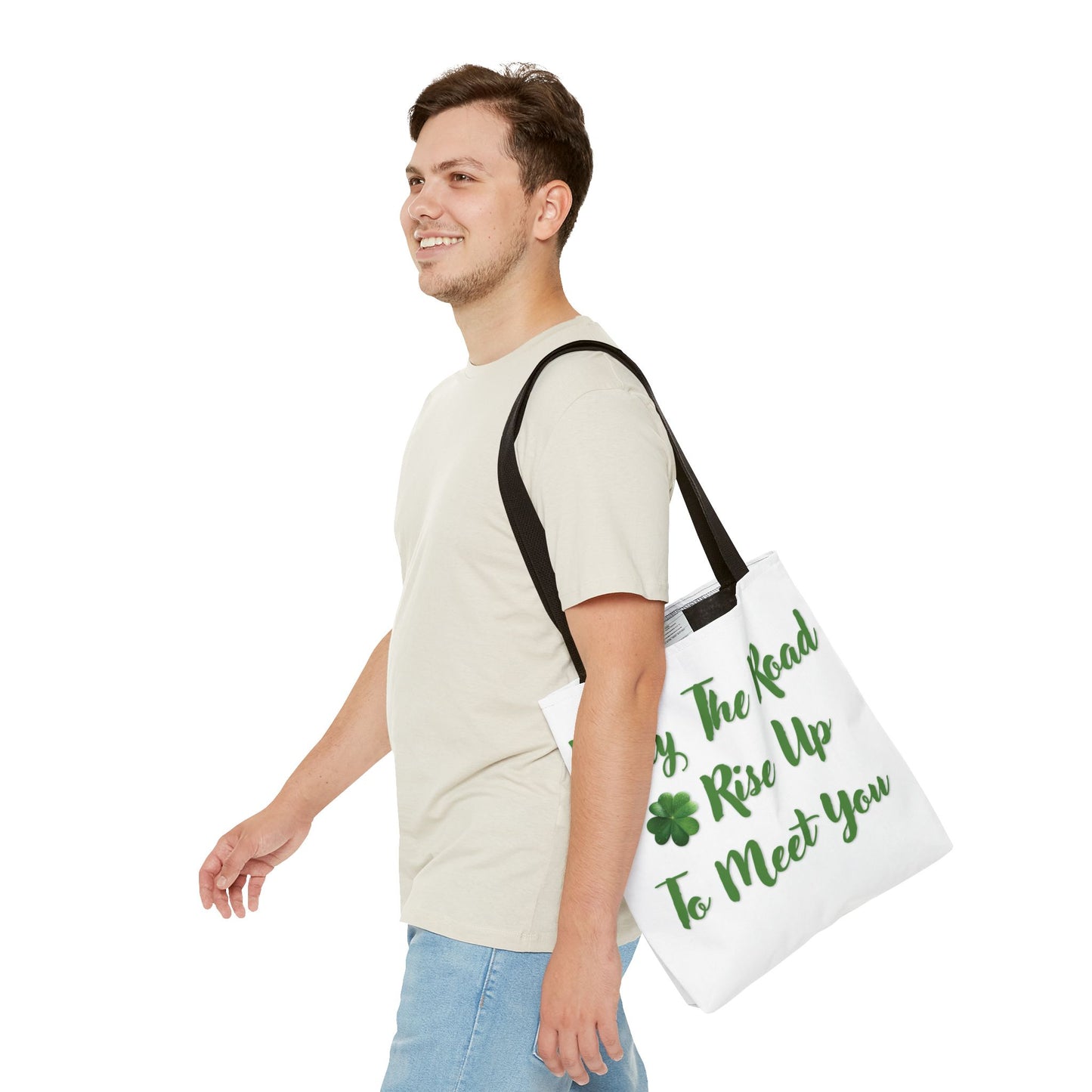 St. Patrick's Day Tote Bag - May the Road Rise Up to Meet You 2