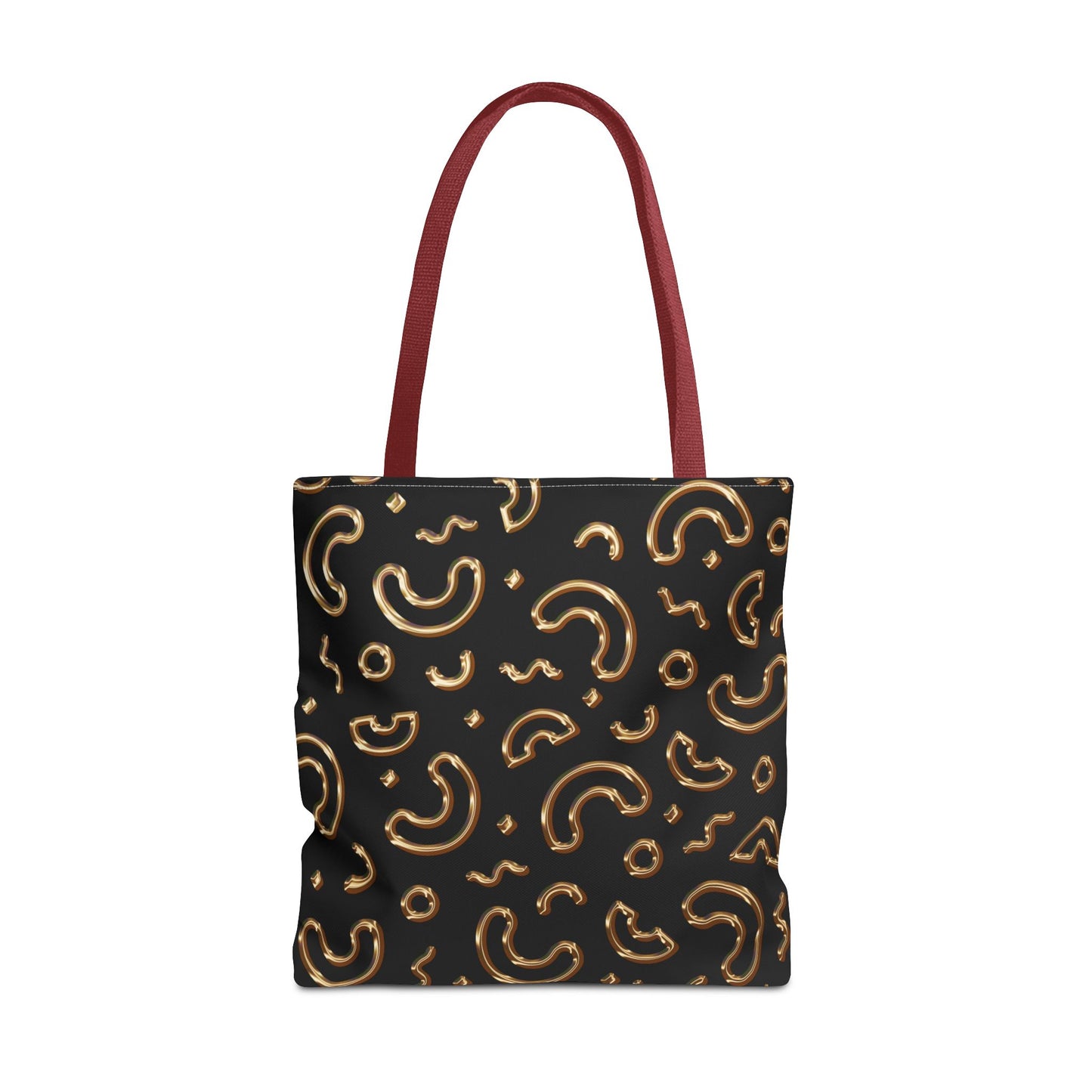 Gold Abstract Pattern Tote Bag - Stylish & Functional Everyday Accessory