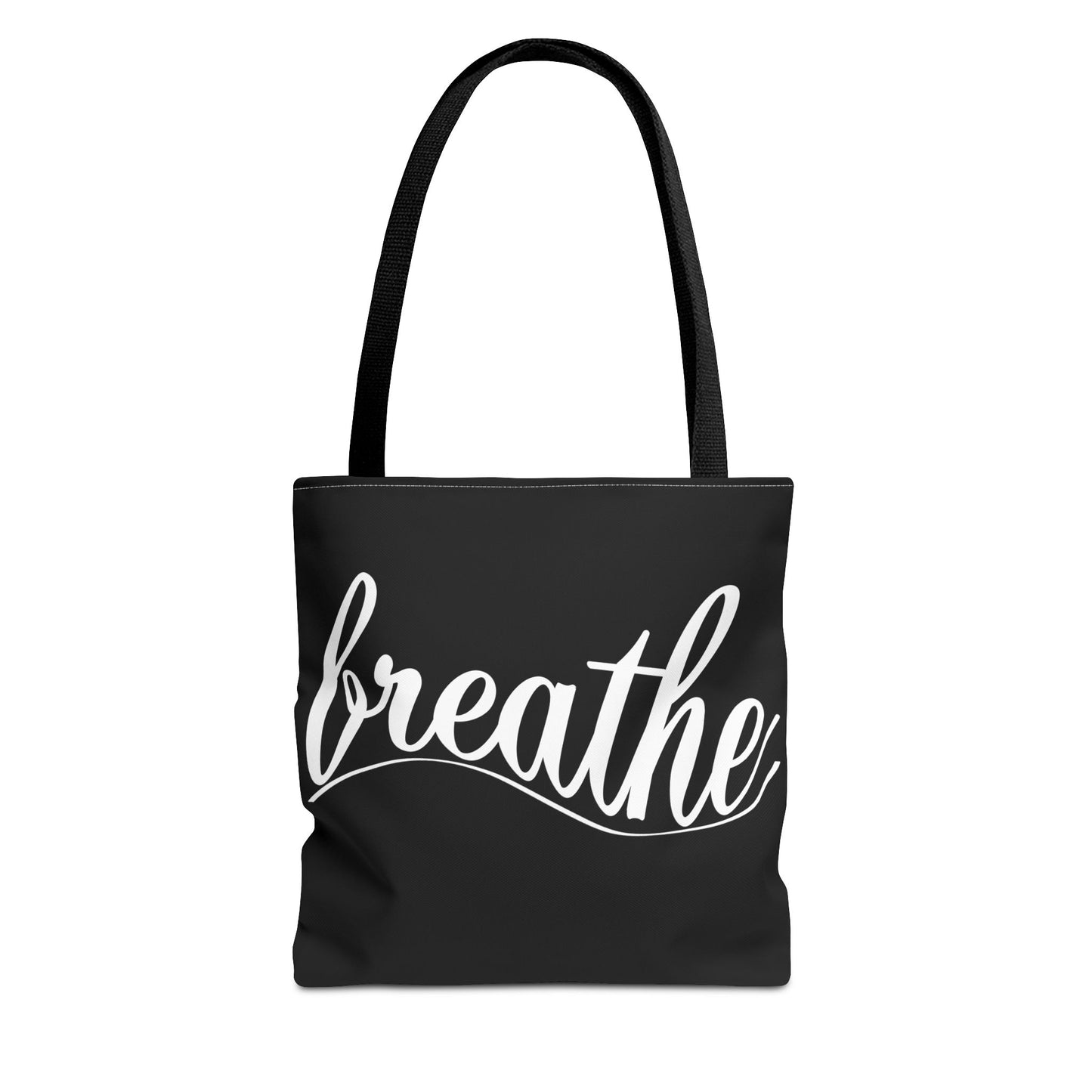 Inspirational 'Breathe' Tote Bag - Motivational Everyday Carry