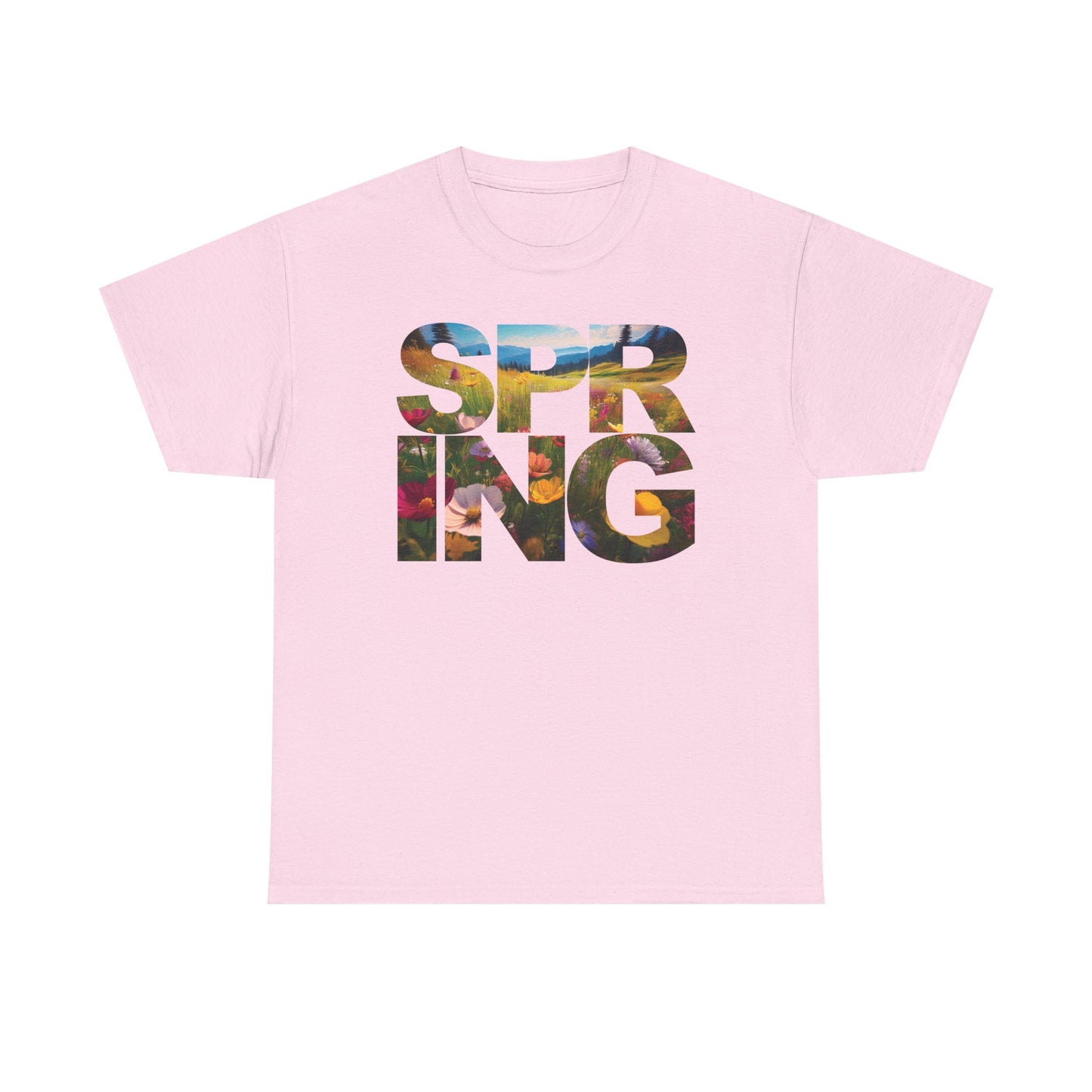 Spring - Unisex Tee - Spring Meadow Flower Design