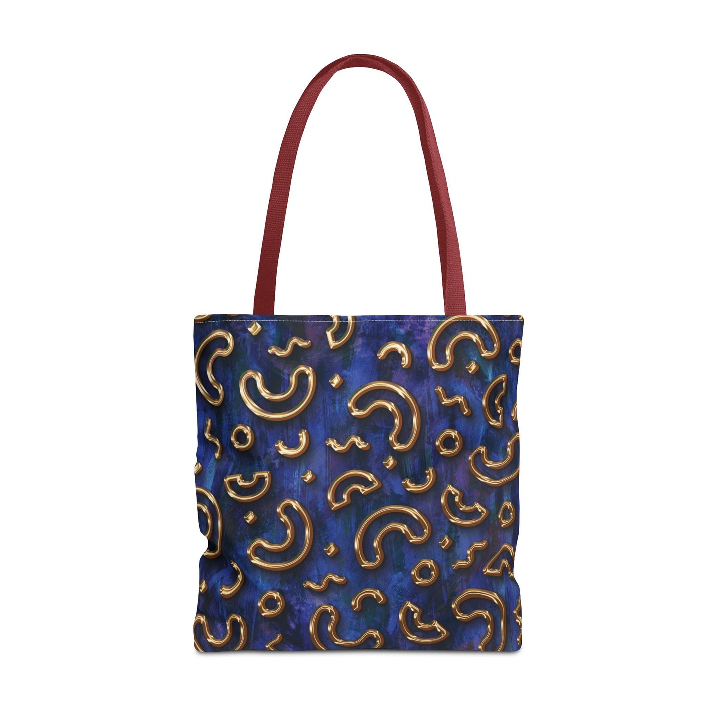 Stylish Patterned Tote Bag - Fun Macaroni Design for Everyday Use