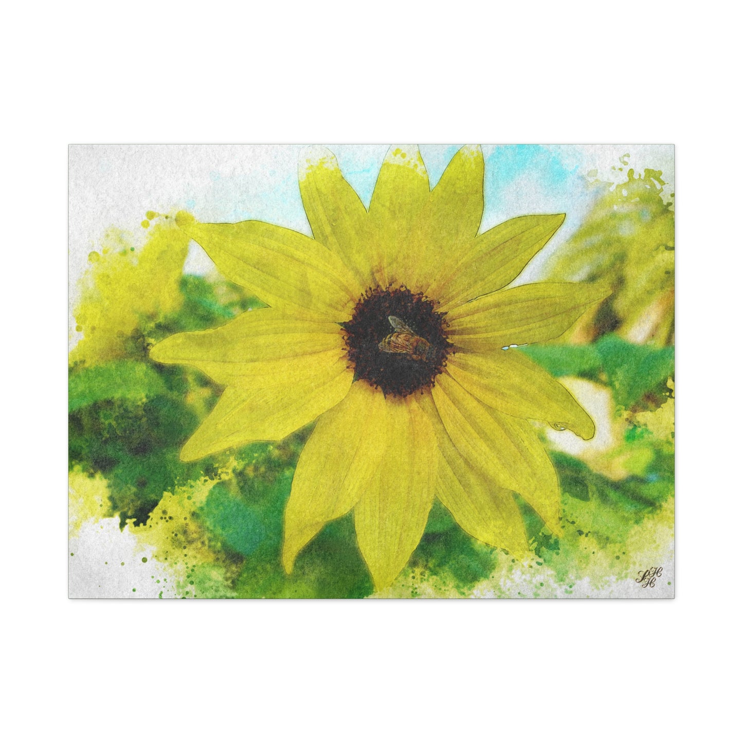 Vibrant Sunflower Canvas Wall Art