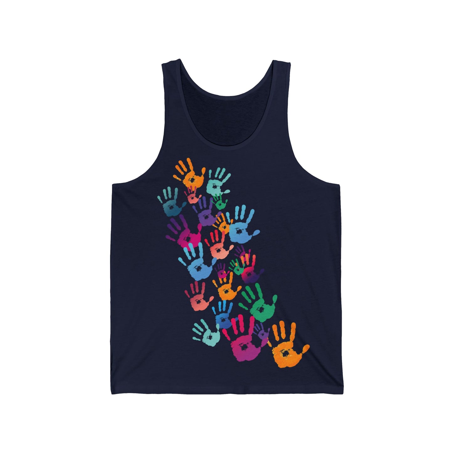 Colorful Handprints Tank Top