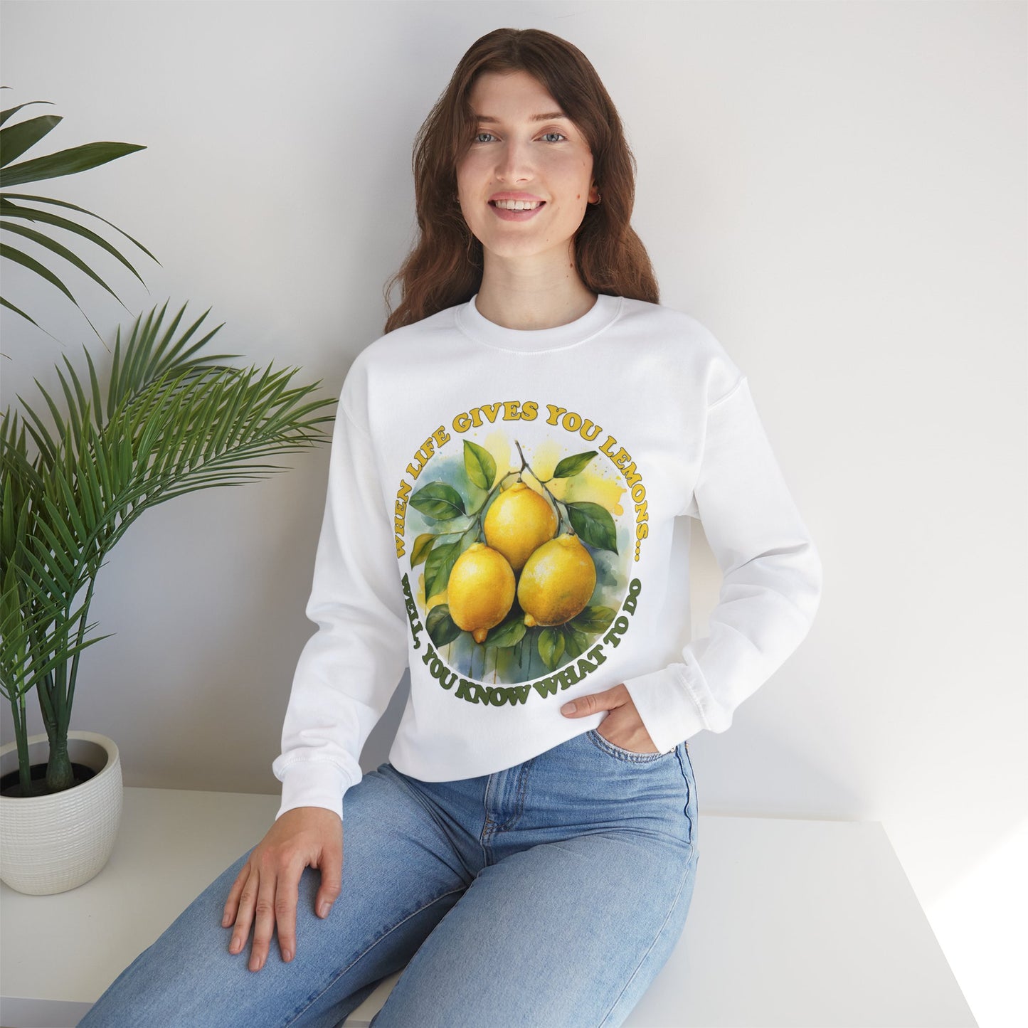 Lemons Crewneck Sweatshirt - Unisex Heavy Blend™