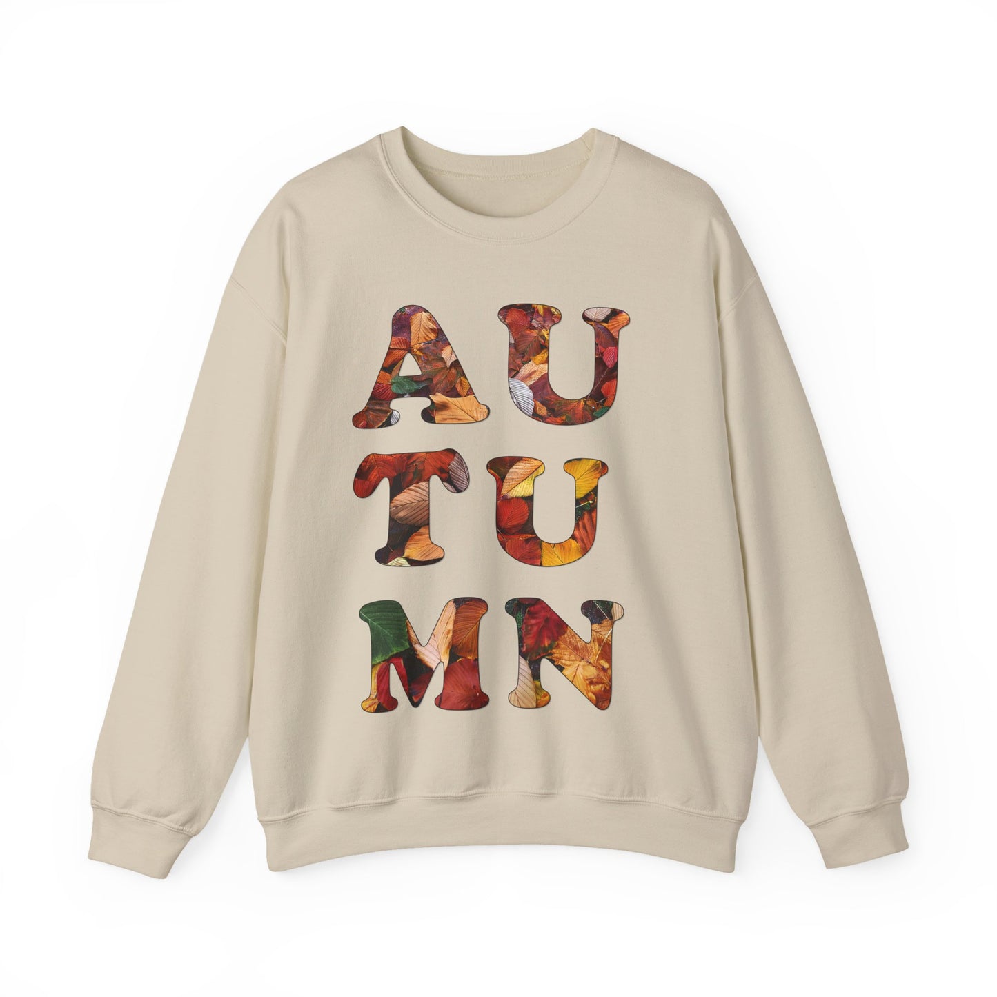 Autumn Glow – Cozy Style, Crisp Vibes 🍂🧡 - Unisex Heavy Blend™ Crewneck Sweatshirt