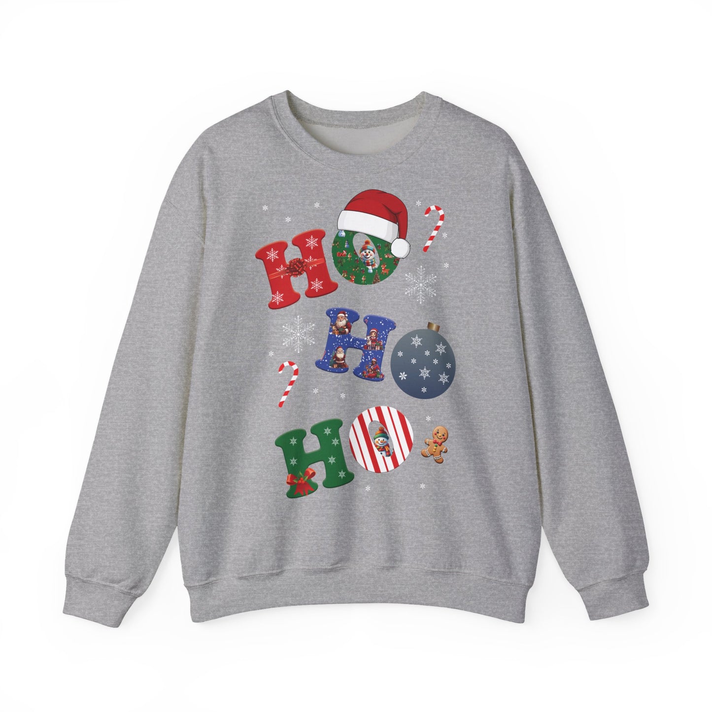🎄Joy Stacked: A Tower of Holiday Cheer - Festive Crewneck Sweatshirt with Holiday Cheer, Cozy Winter Sweater, Christmas Gift, Unisex Holiday Apparel, Comfortable Loungewear