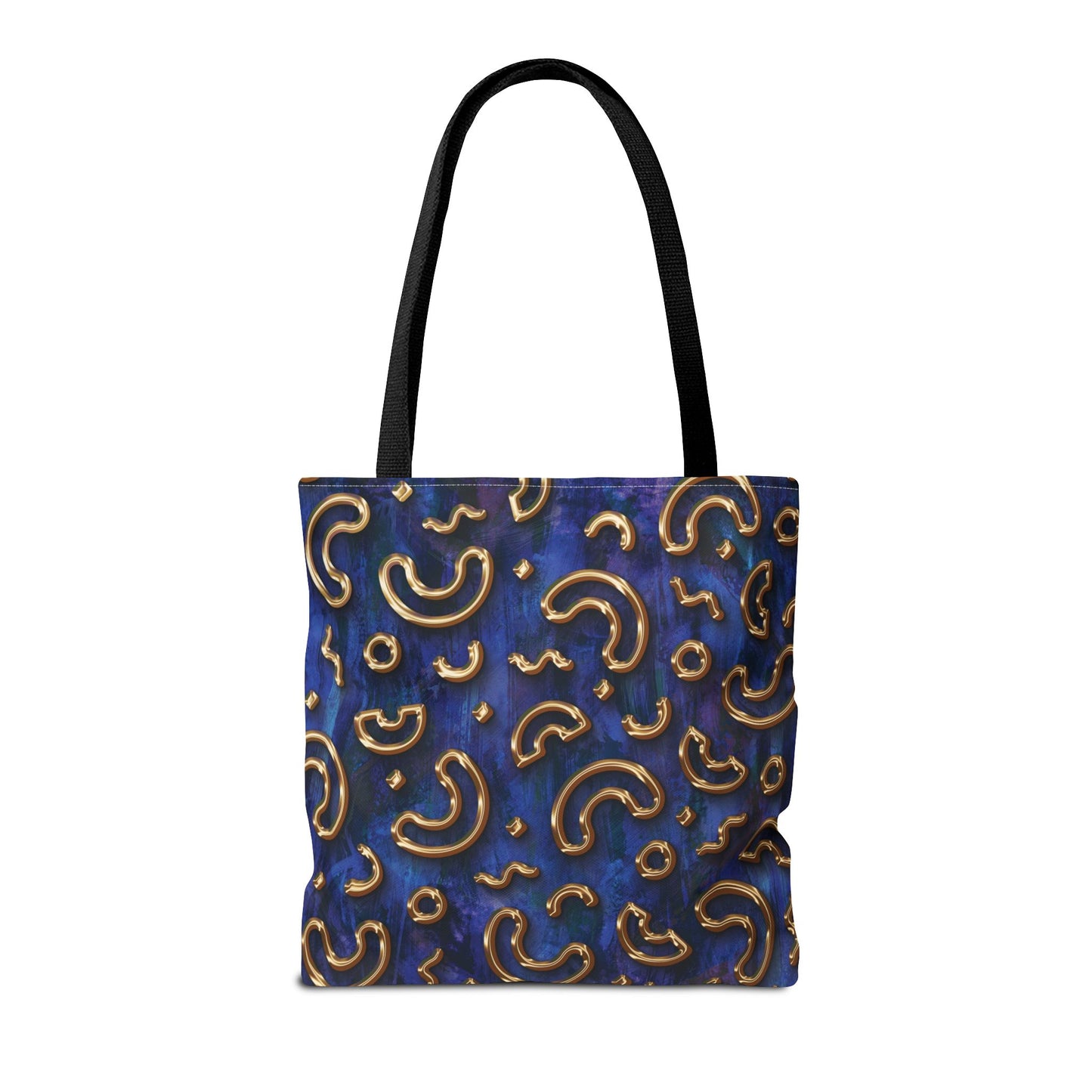 Stylish Patterned Tote Bag - Fun Macaroni Design for Everyday Use