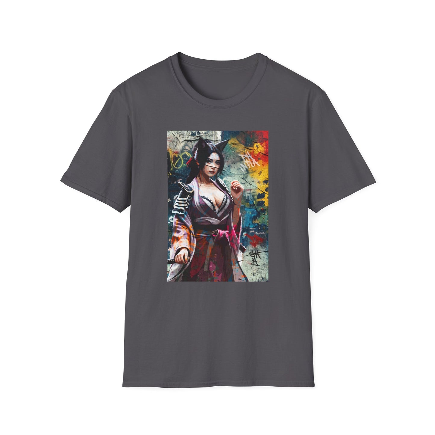 Graffiti Warrior Cat Women T-Shirt