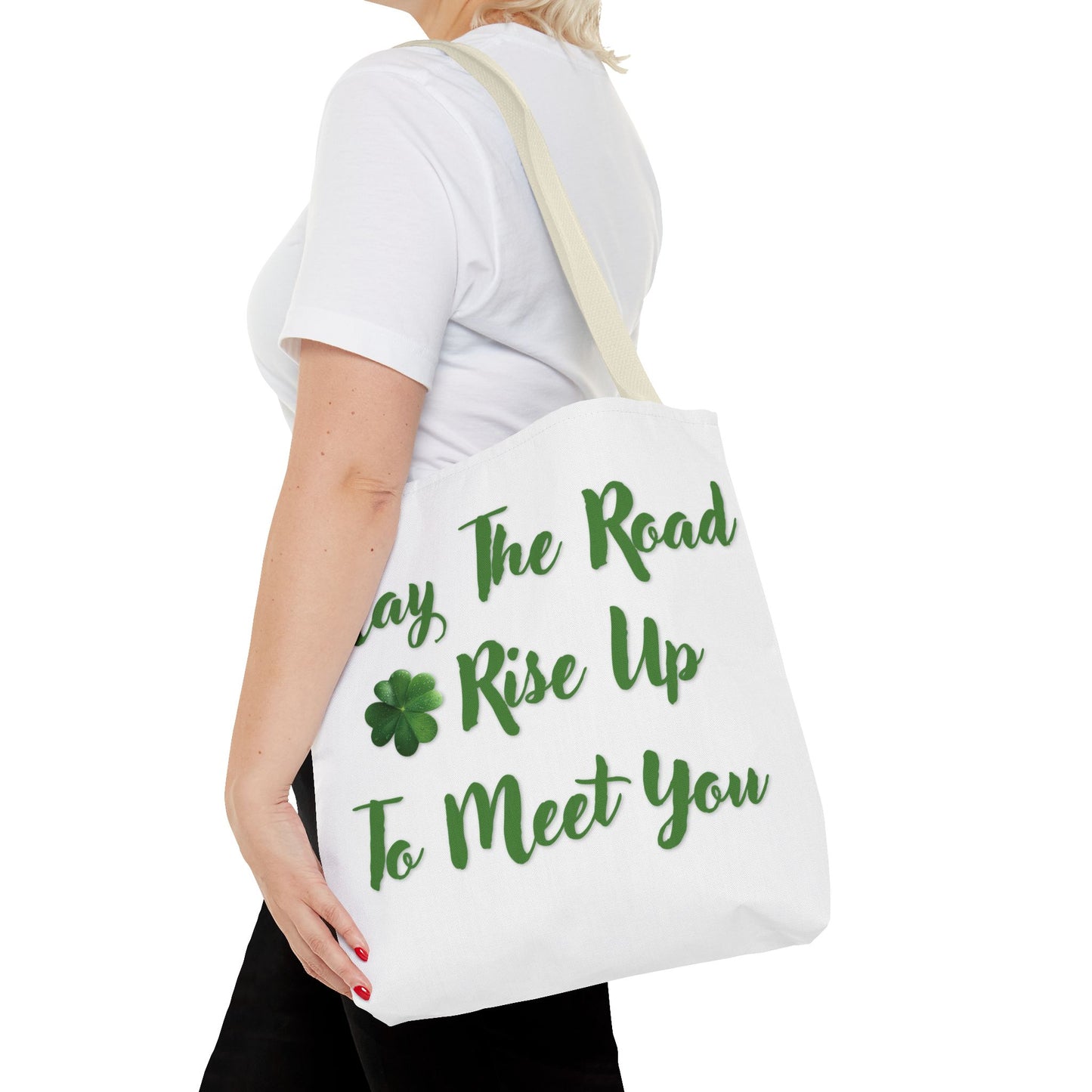 St. Patrick's Day Tote Bag - May the Road Rise Up to Meet You 2