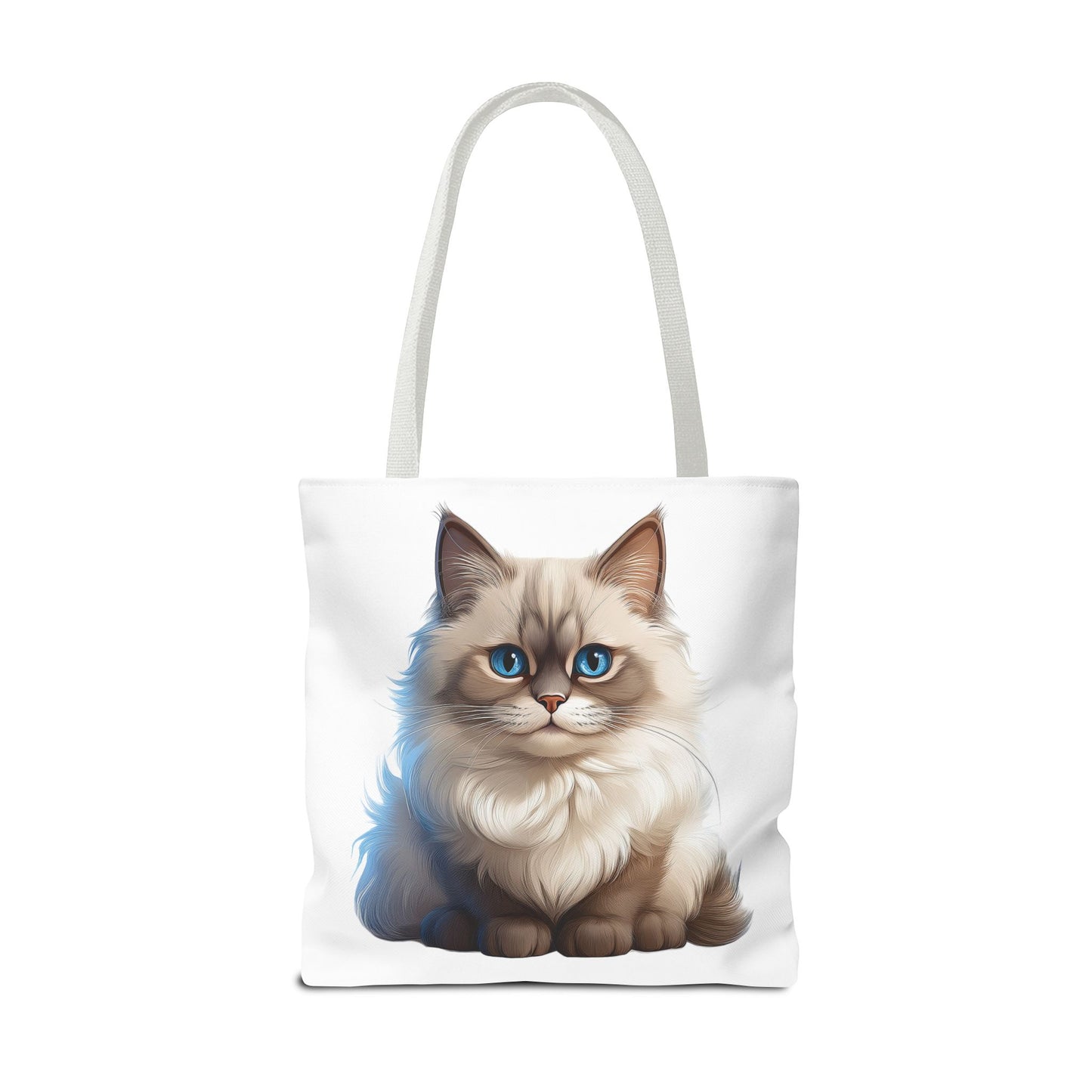Ragdoll Cuteness Cat Illustration Tote Bag - Perfect for Pet Lovers