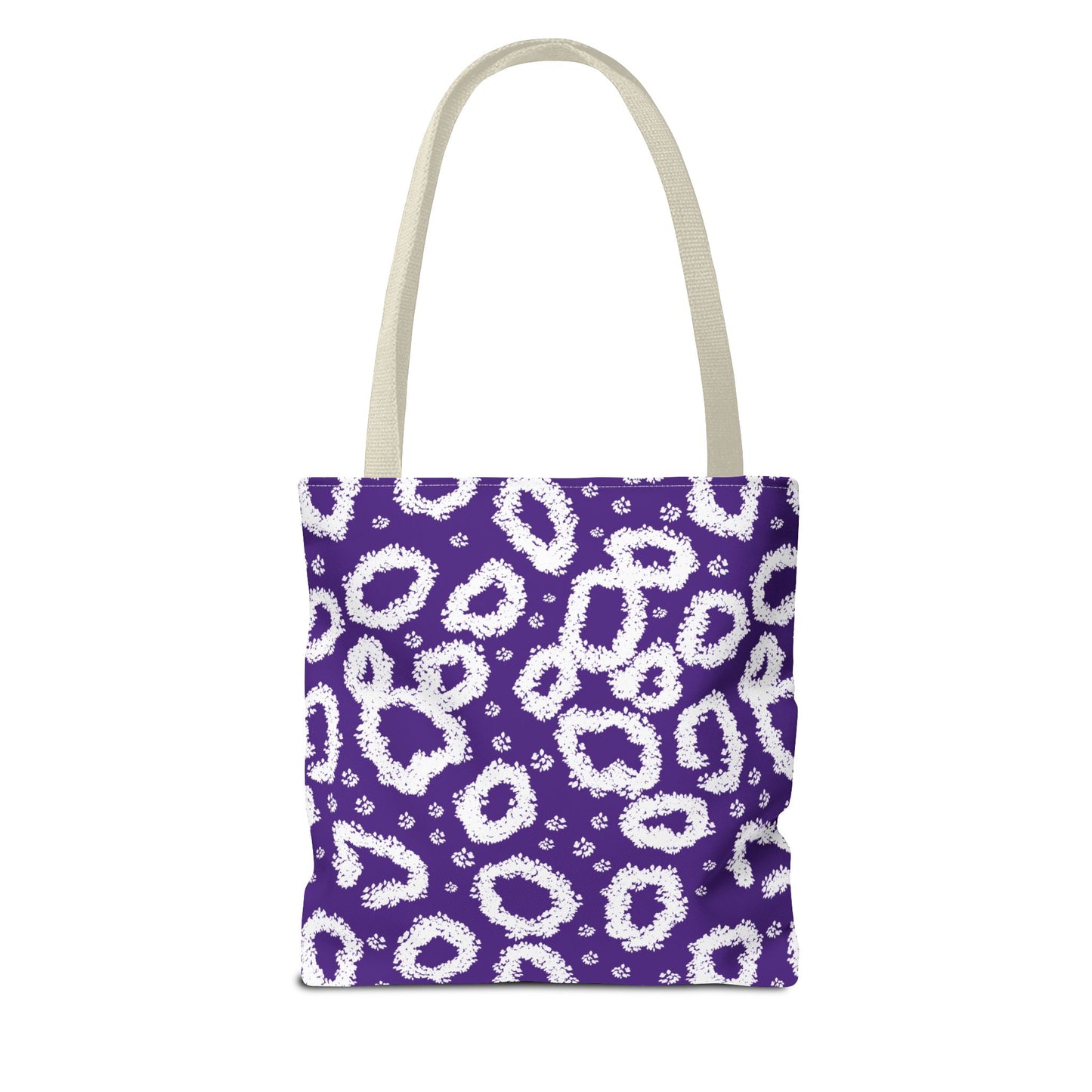 Purple Leopard Print Tote Bag - Stylish & Versatile for Everyday Use