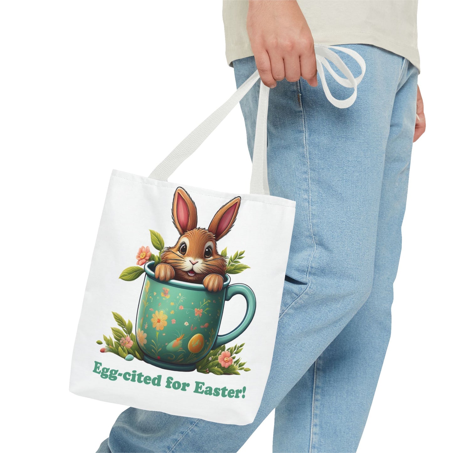 Easter Tote Bag - Egg-cited for Easter!