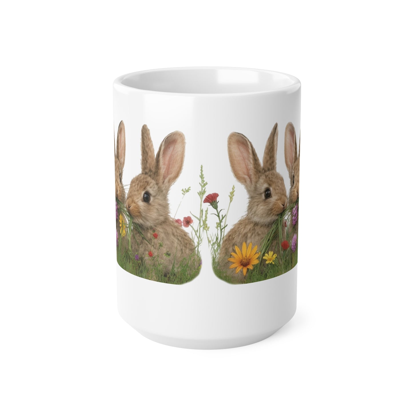 Mug - Happy Bunny Easter Ceramic Coffee Cup 11oz/15oz