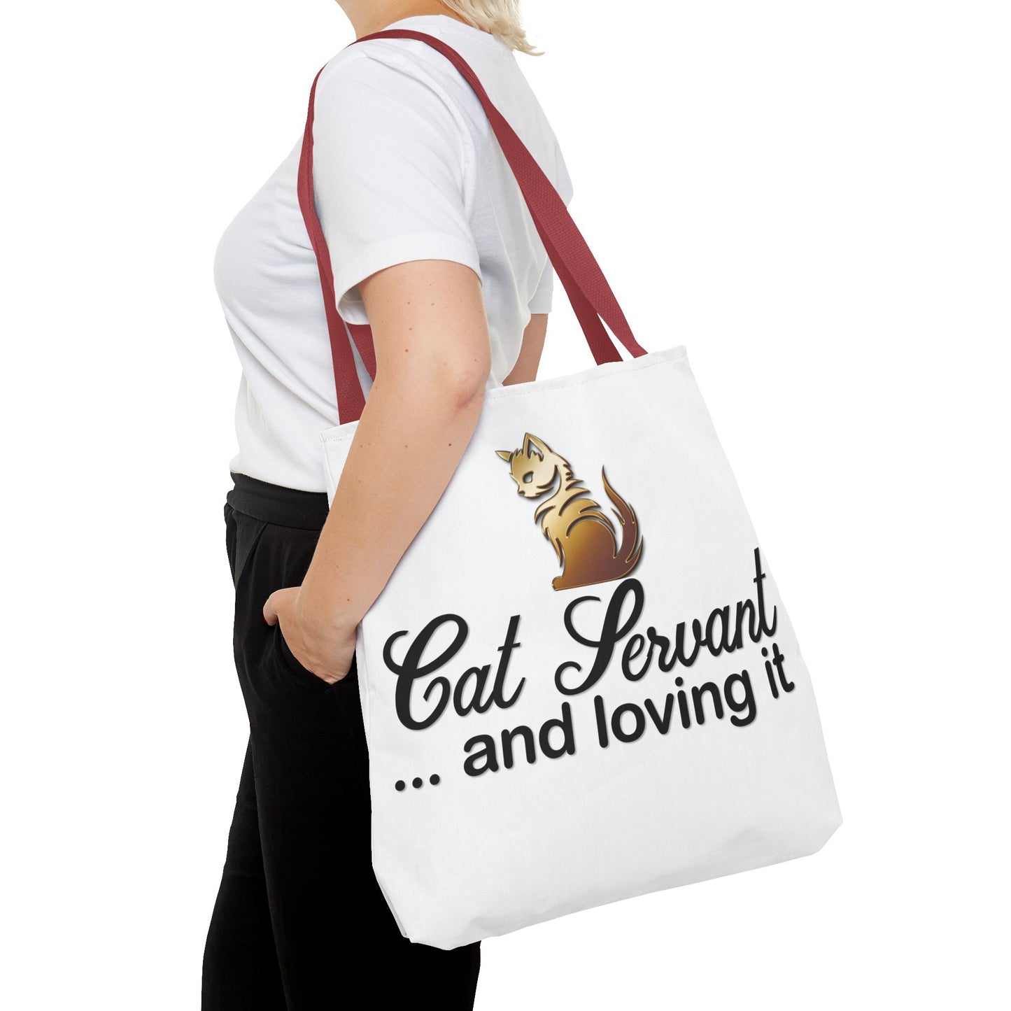 Cat Servant... and loving it - Tote Bag - Perfect Gift for Cat Lovers
