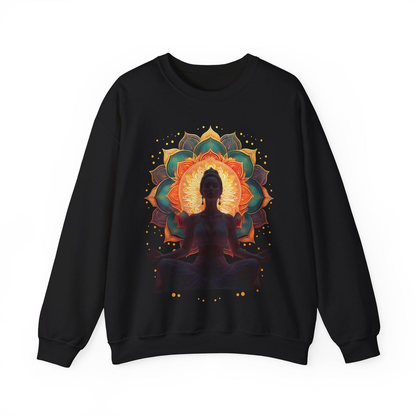 Zen Buddha Sweatshirt - Relaxation Gift, Meditation Apparel, Cozy Layer, Yoga Shirt, Spiritual Fashion, Mindfulness Outfit