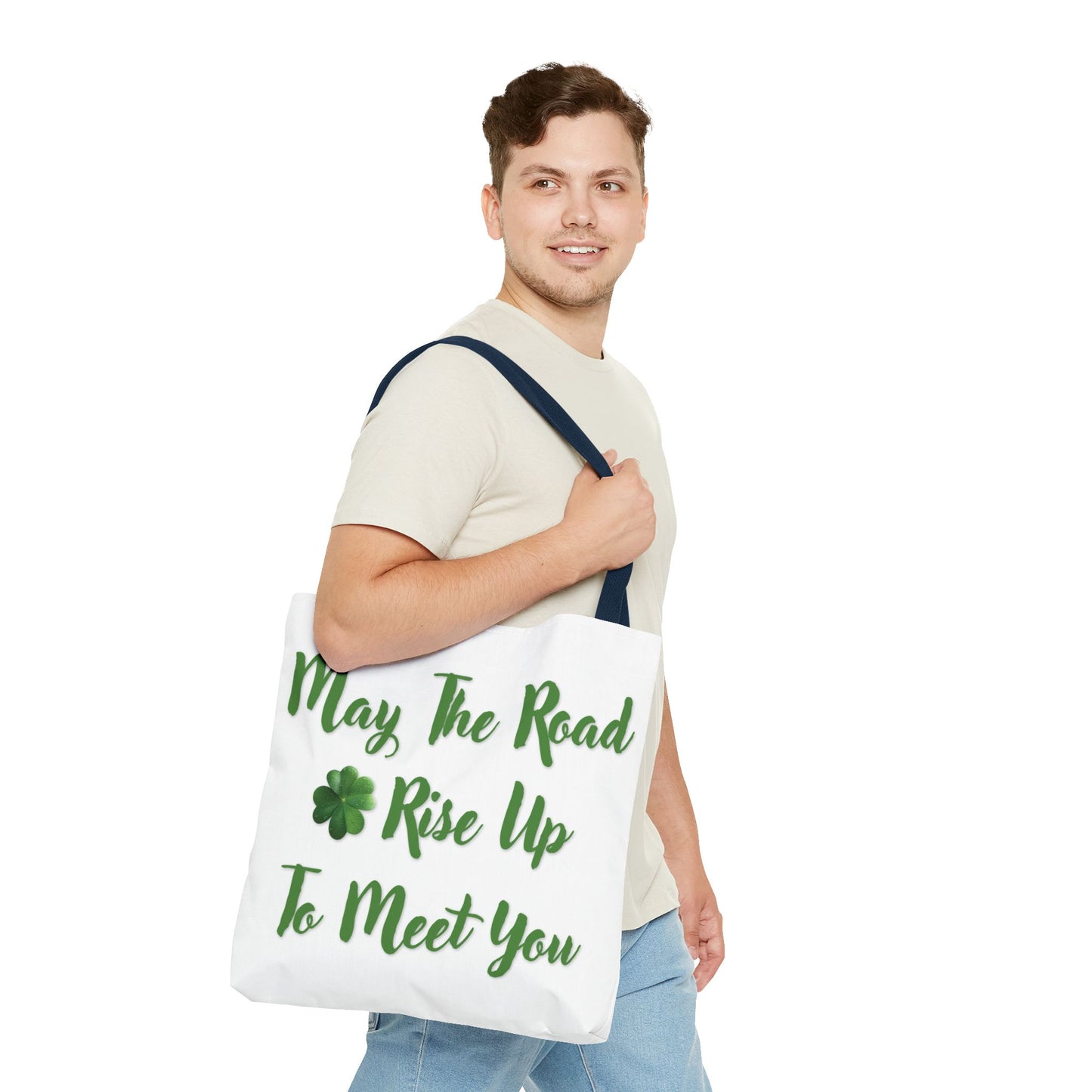 St. Patrick's Day Tote Bag - May the Road Rise Up to Meet You 2
