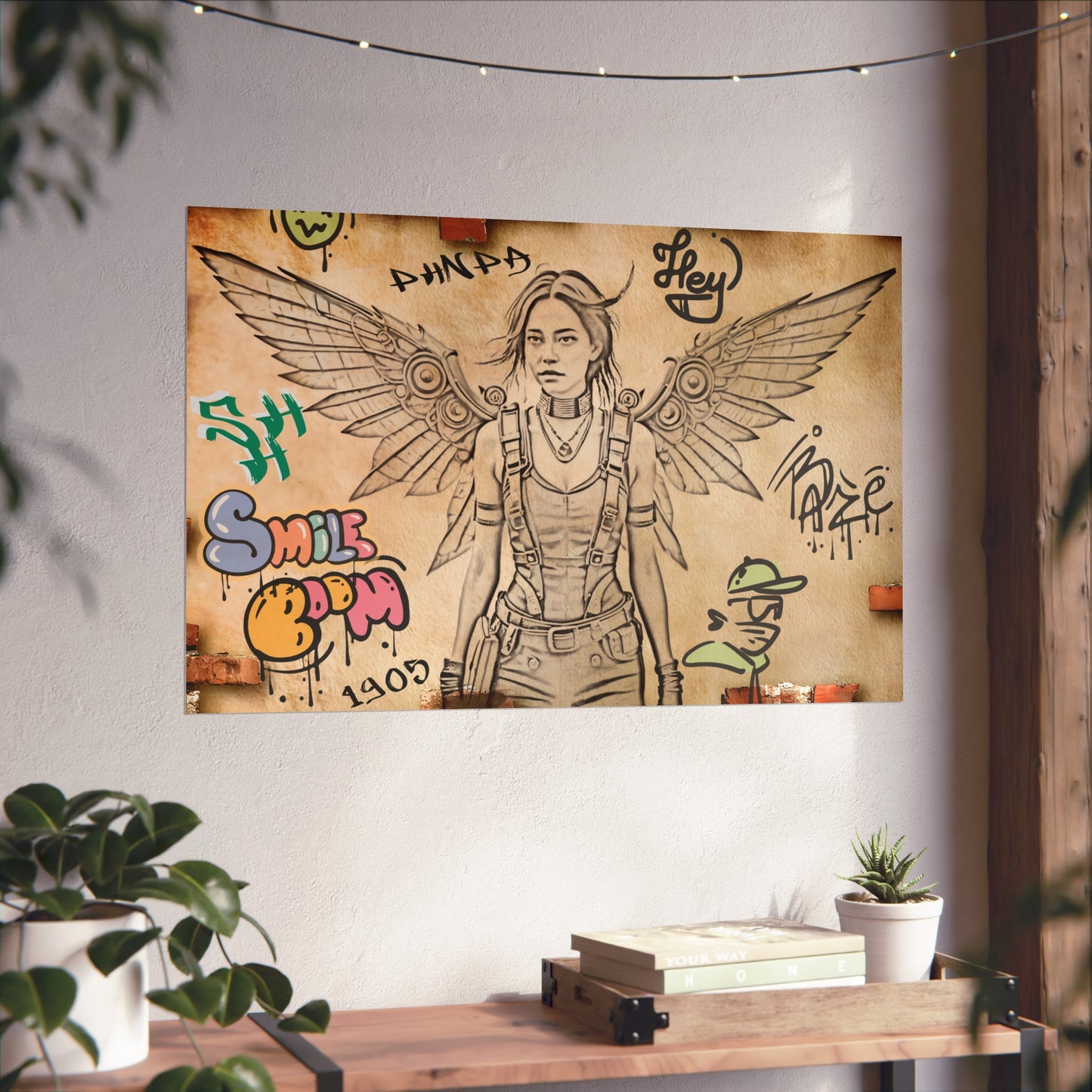Urban Art Print, Inspirational Wall Decor, Graffiti Poster, Home Decor, Unique Gift for Art Lovers