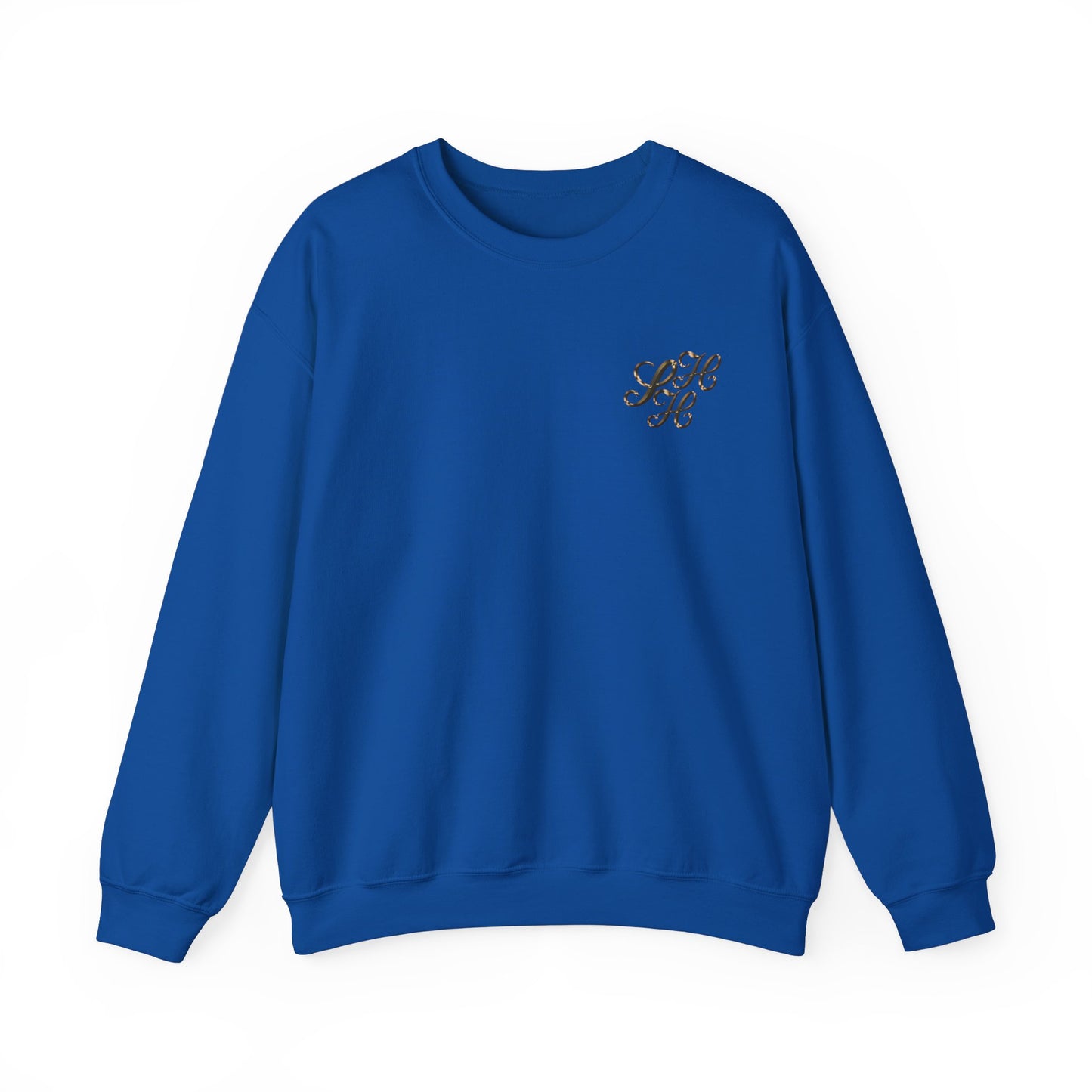 Golden Scandi Home Heaven Designer Logo - Unisex Crewneck